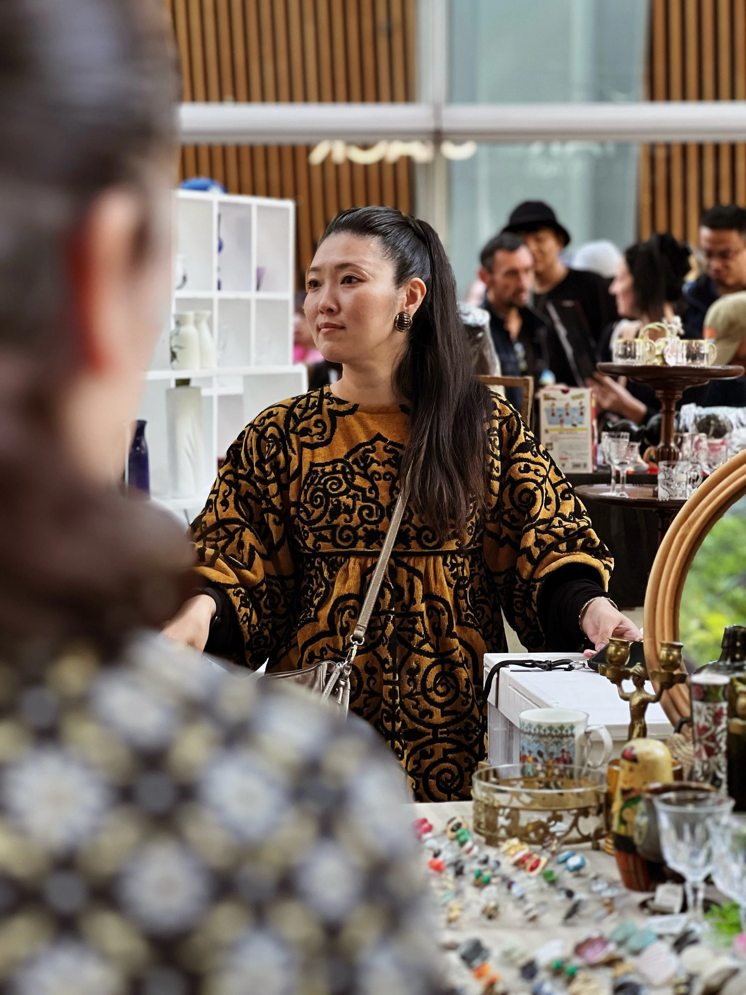 Time for some treasure hunting. 
Almost arrived, we headed straight to Oedo Antique Market held at Tokyo International Forum. We didn&lsquo;t count the stalls and tables, but guess what, we spent hours here strolling, looking, hunting, and of course 