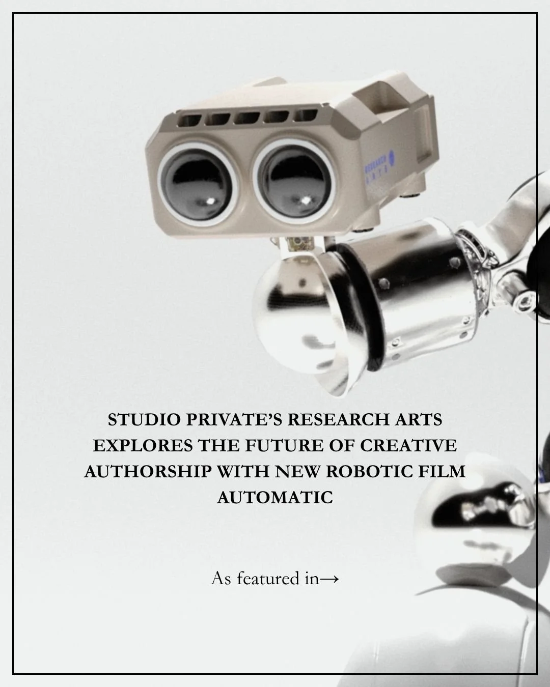Reimagining the relationship between AI, CGI and artistic control with @researcharts.ig's Automatic

Represented by @studio_private, creative technologist and director Research Arts presents AUTOMATIC - a new experimental film exploring how emerging 