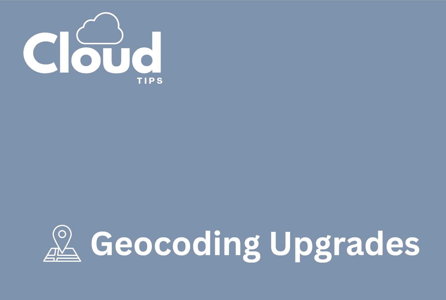 Improved Geocoding from ThinkGeo Cloud