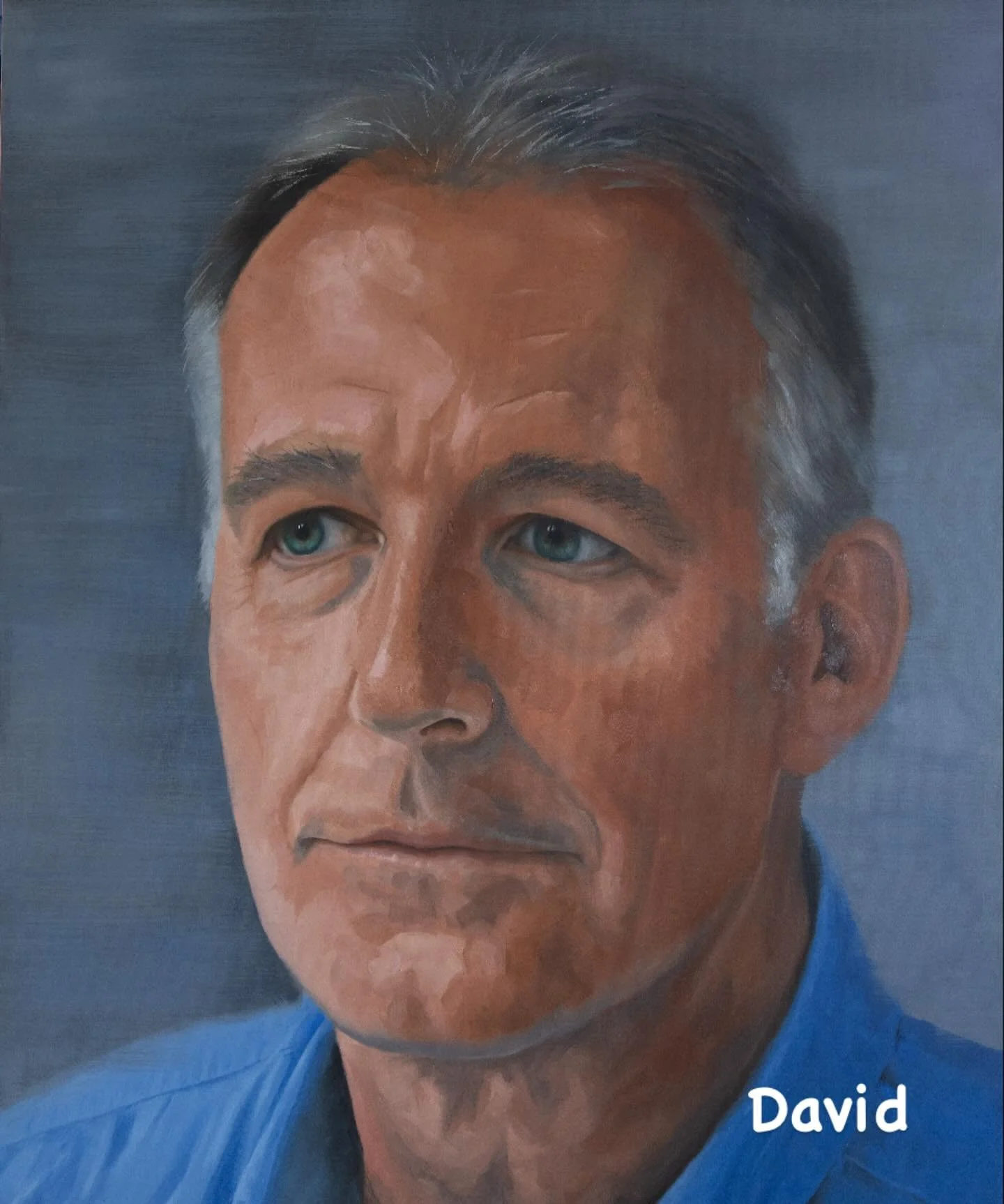 This portrait is of David, one of the sitters from our recent exhibition.  To learn more about David&rsquo;s story please visit our website (link in bio).

The exhibition has raised over &pound;100k for @breastcancernow .  If you would like to donate