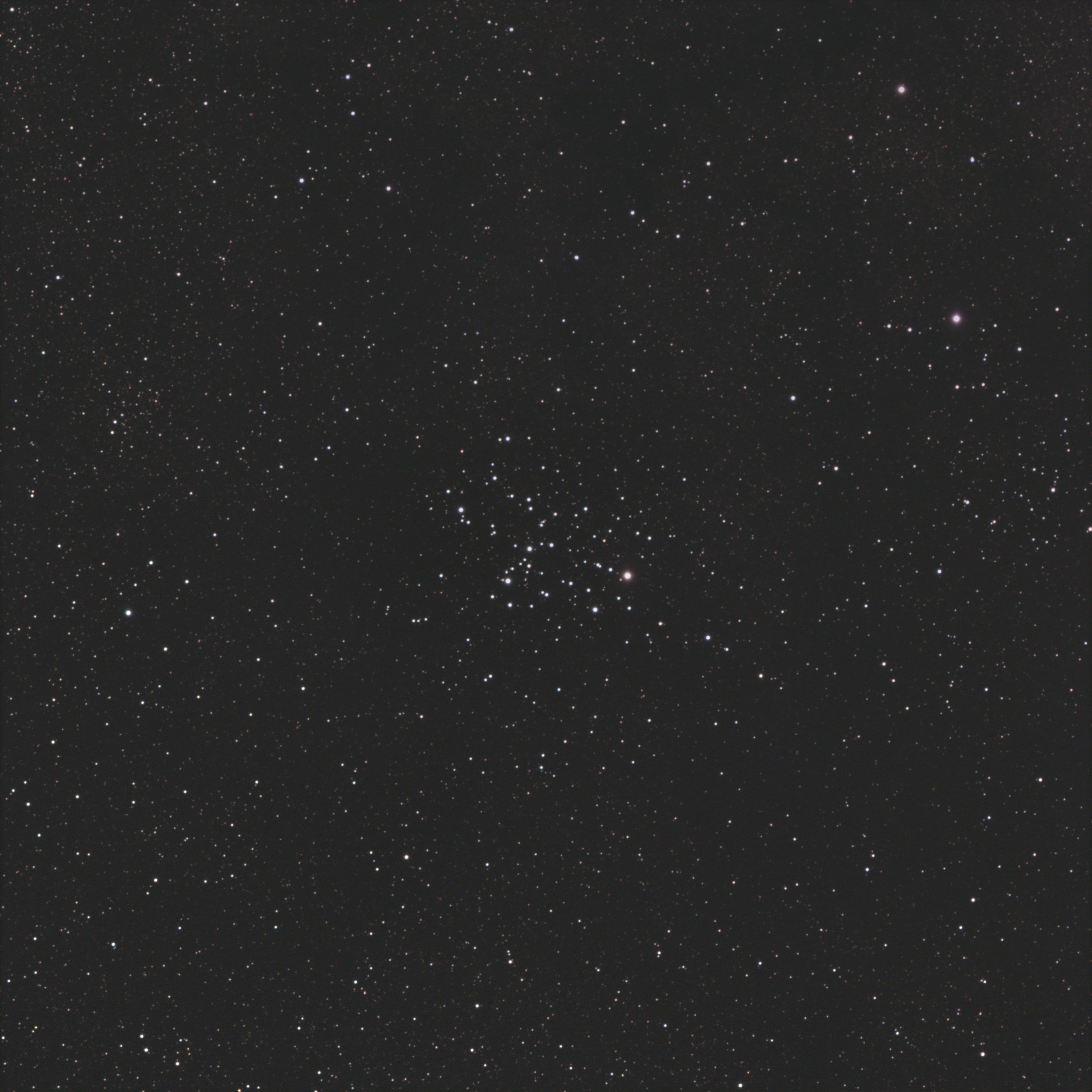 M6 Butterfly Cluster, June 15th 2025, 20x120s, Redcat 71, ASI533MC Pro