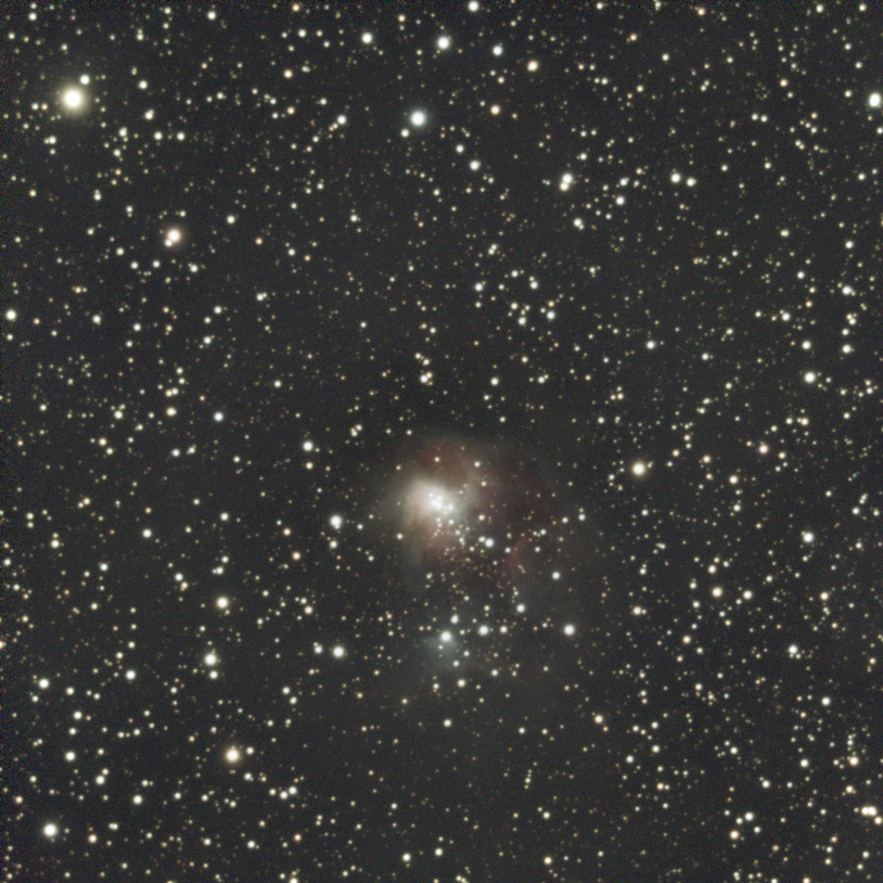 SH2-237 Fly Nebula, Dec 15th 2025, 60x120s, C9.25 w/ 0.63x, ASI533MC Pro