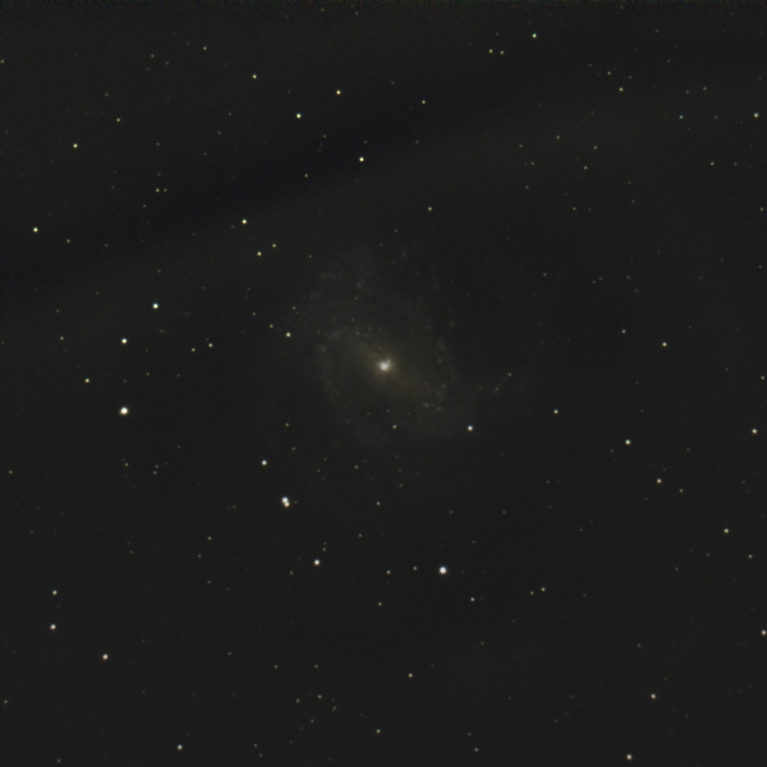 M83 Southern Pinwheel Galaxy, May 8th 2025, 30x120s, C9.25 w/ 0.63x, ASI533MC Pro
