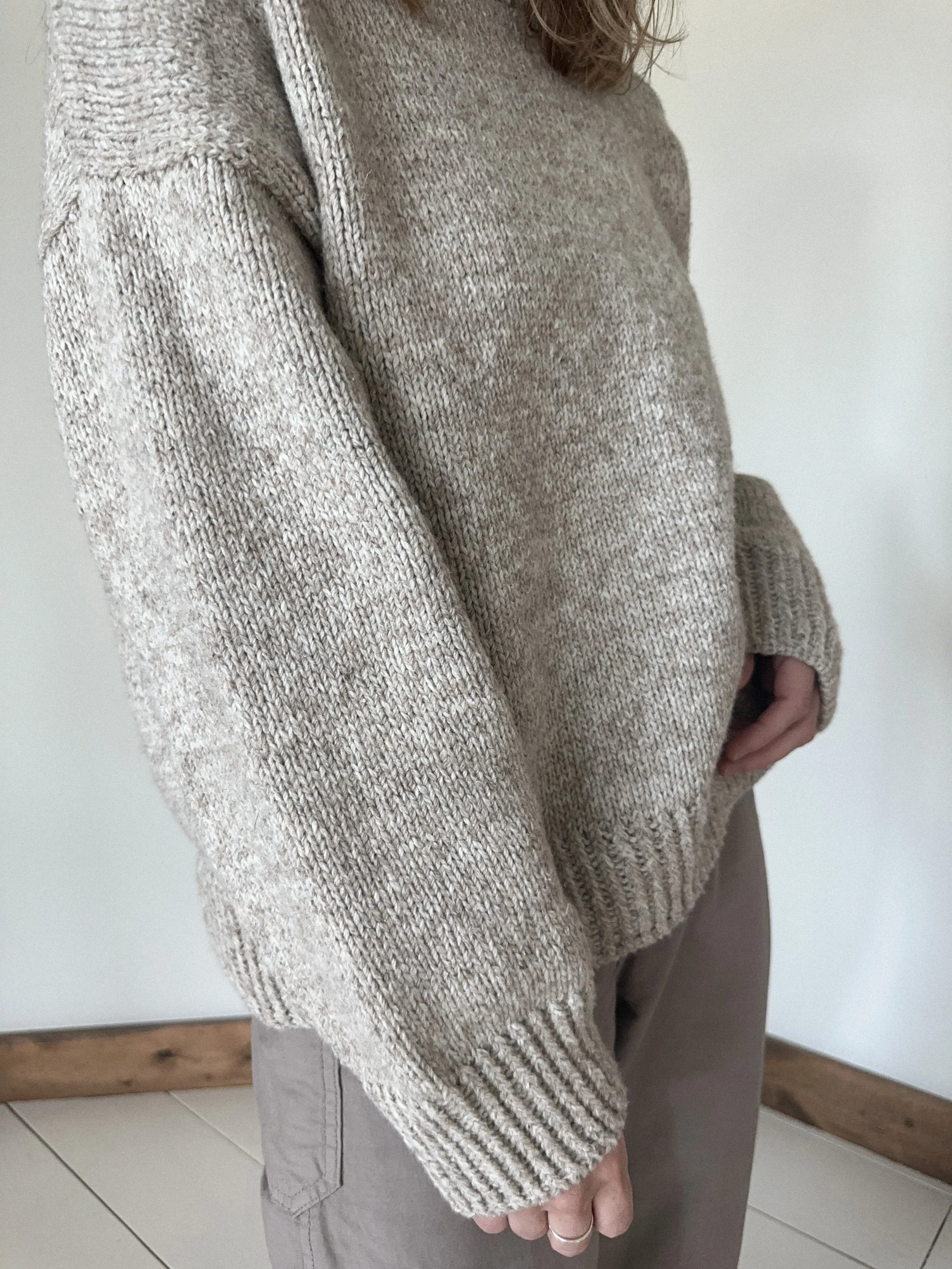 PATCHWORK PULLOVER - EARTH