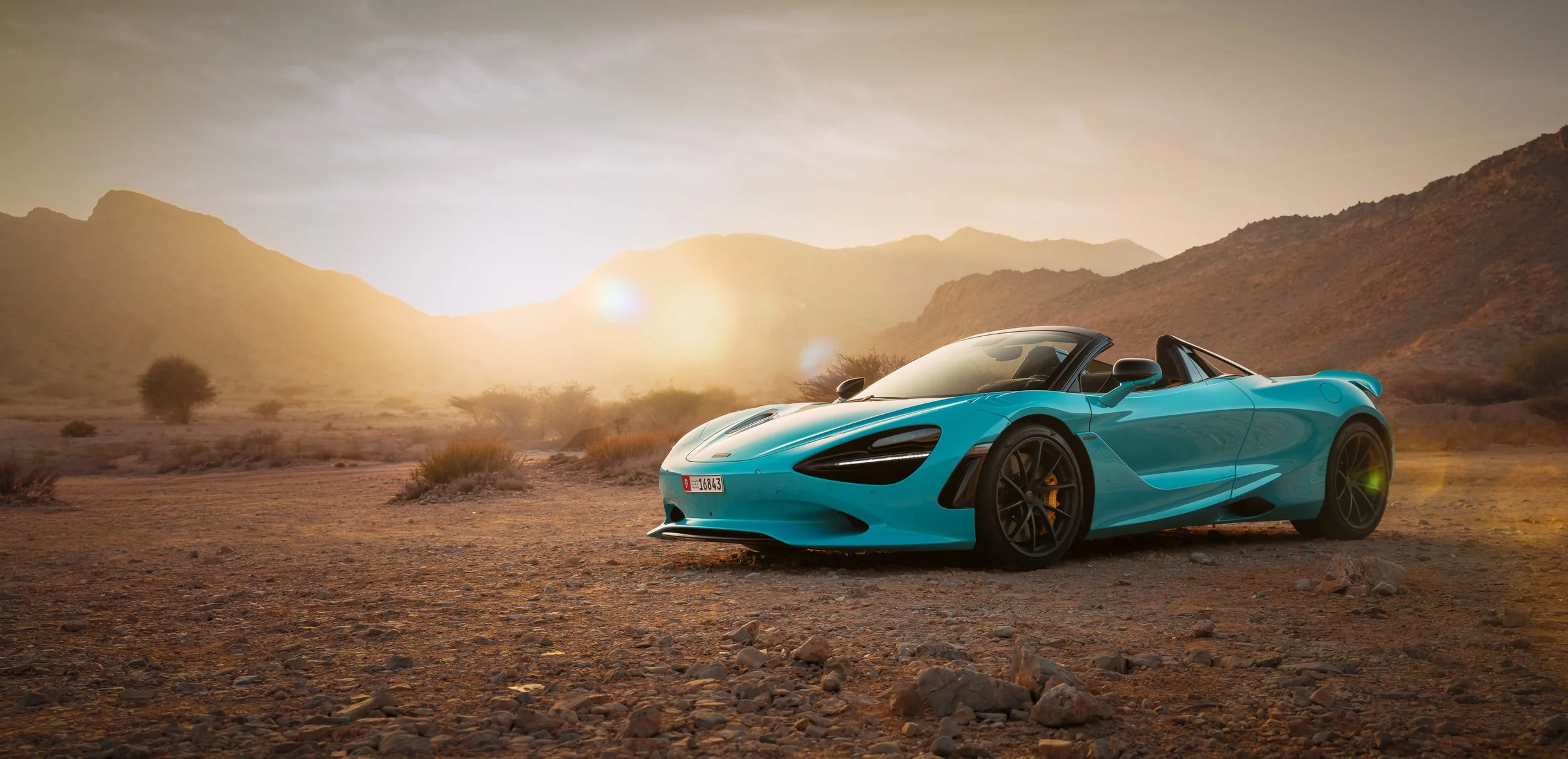 McLaren 750S in Oman