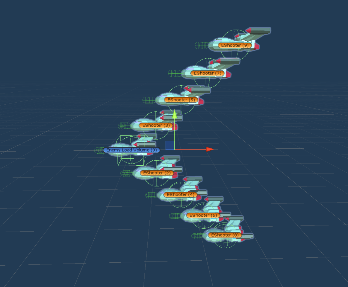Enemy V Formation