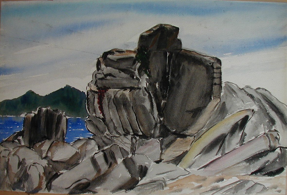 994 Carmel Rocks wc 15.5x22.5 1946.JPG