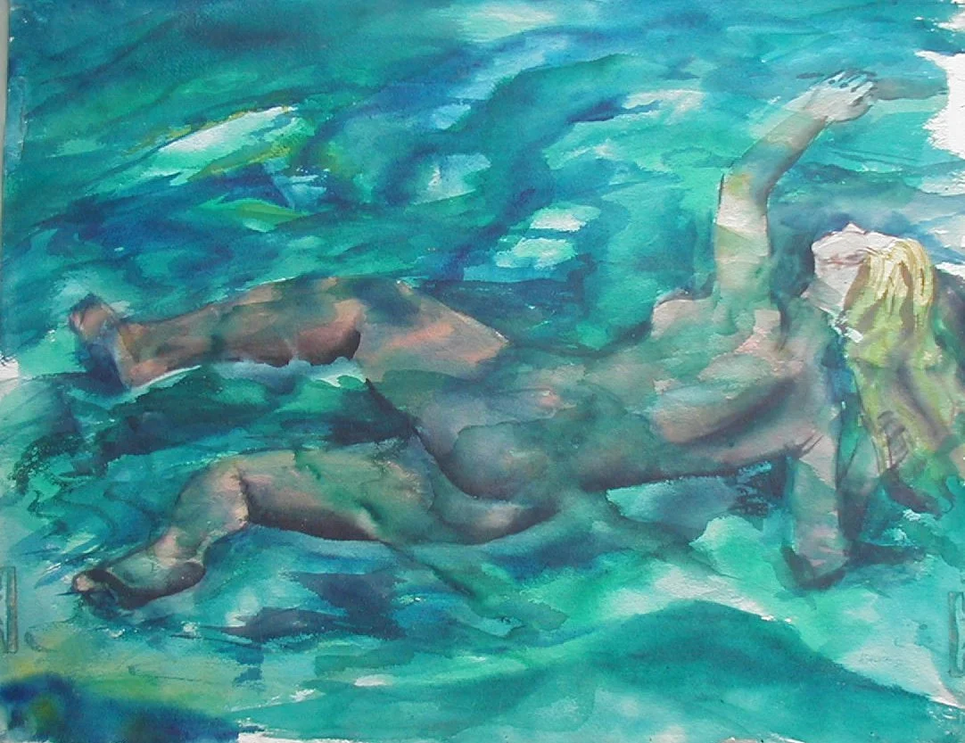 224 Figure Swimming wc 22x28 1950.JPG
