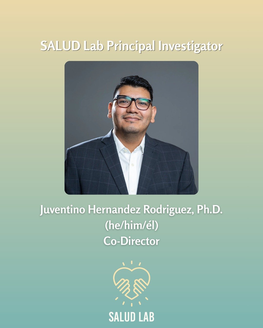Meet our Co-Director, Dr. Juventino Hernandez Rodriguez (he/him/&eacute;l) 🤍

Dr. Hernandez Rodriguez is an Associate Professor in the Psychology Department at CSUN whose research focuses on pathways that contribute to maladjustment among Latinx you