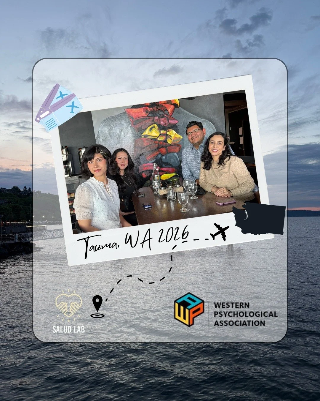 SALUD Lab at the Western Psychological Association 2026 @westernpsych! ✈️ 🏔️
 
So proud of our lab members Isabella Estrada and Andrea Hernandez, for presenting their research at this year's annual conference in Tacoma, Washington! They were joined 