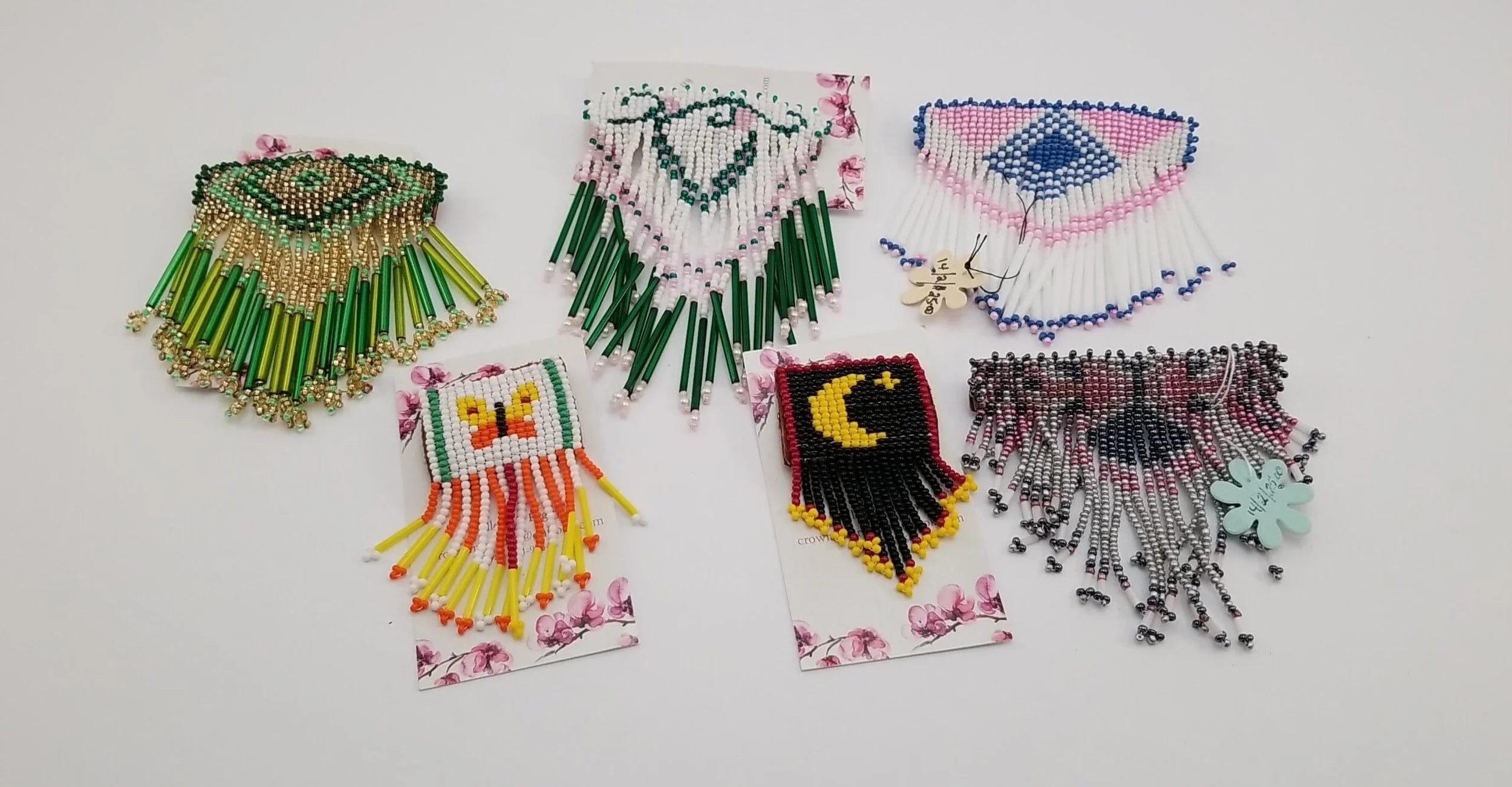 Beaded Barrettes — Crown Me Crafty
