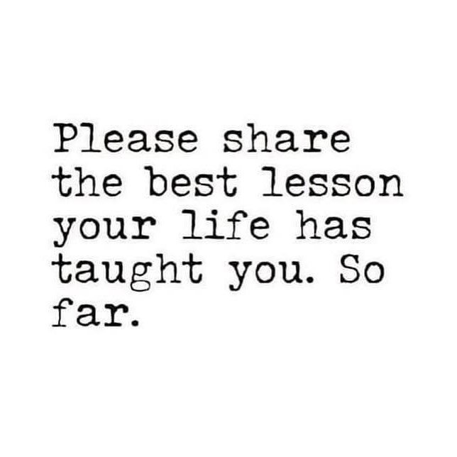 Let&rsquo;s start a thread of positive life lessons. 👇🏽
.
.
.
.

#lessons #lessonslearned #LessonsOflife #lessonsinlife #lessonsforlife #lessonslearnt #lessonslearnedinlife #lessonslearnedinlifequote #lessonsinlashes #lessonsfromnature #lessonslear