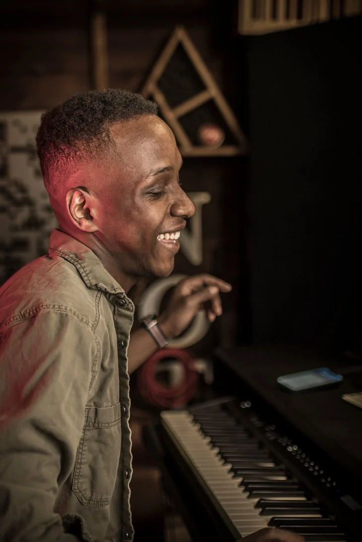 Musician Vibing in the Studio