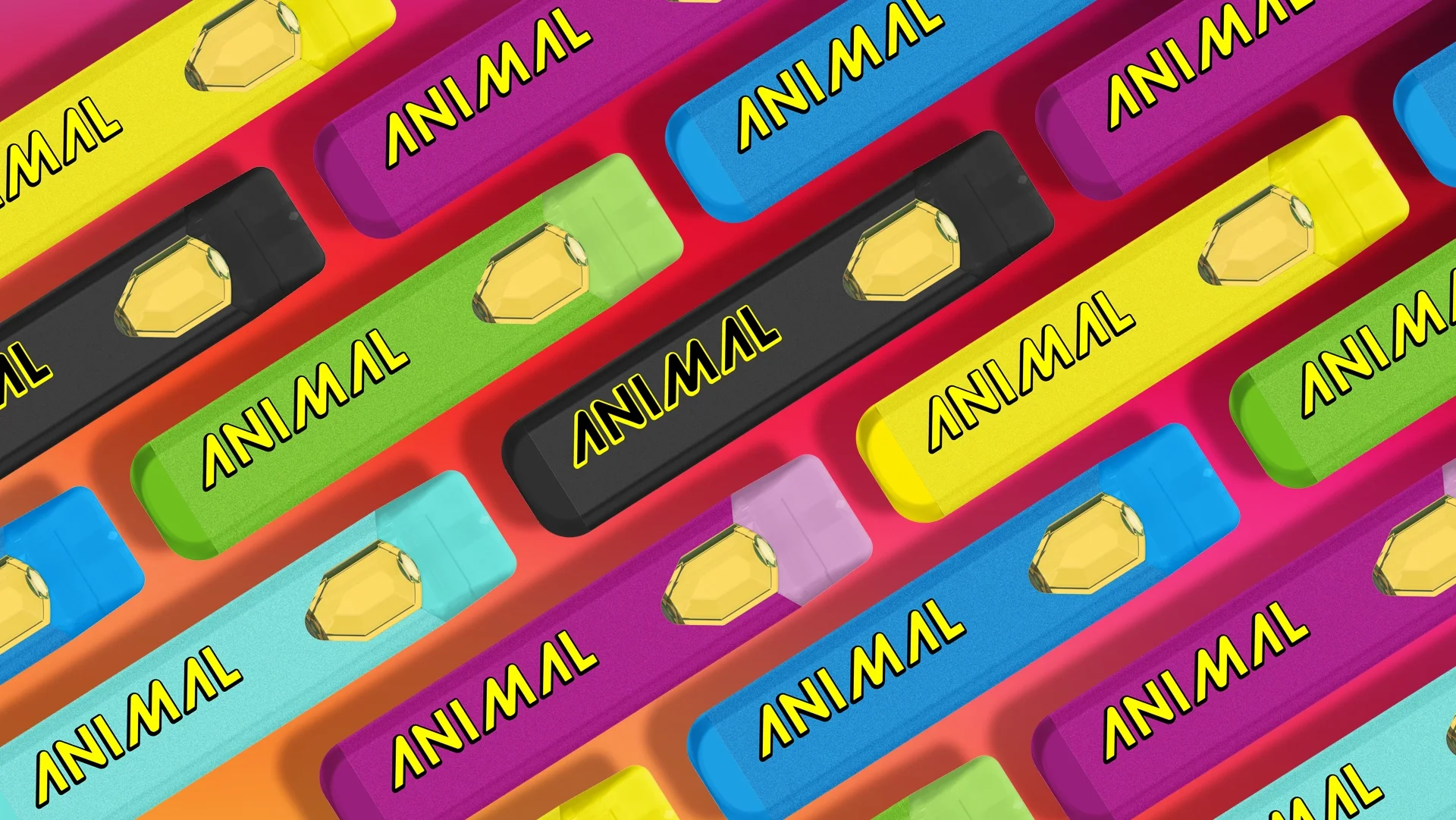 Transforming the white-label "Stick" platform into a high-energy lifestyle product, the Animal AIO pairs high-saturation gloss finishes with bold typography for a disruptive, high-visibility brand expression.