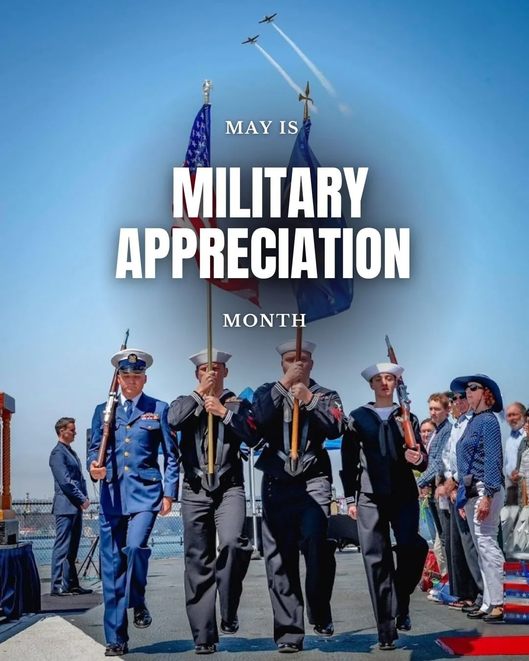 May is Military Appreciation Month 🇺🇸

At Showboss Productions, we have the privilege of working alongside moments that honor service, sacrifice, and dedication.

This month, we recognize the men and women who have served and continue to serve our 
