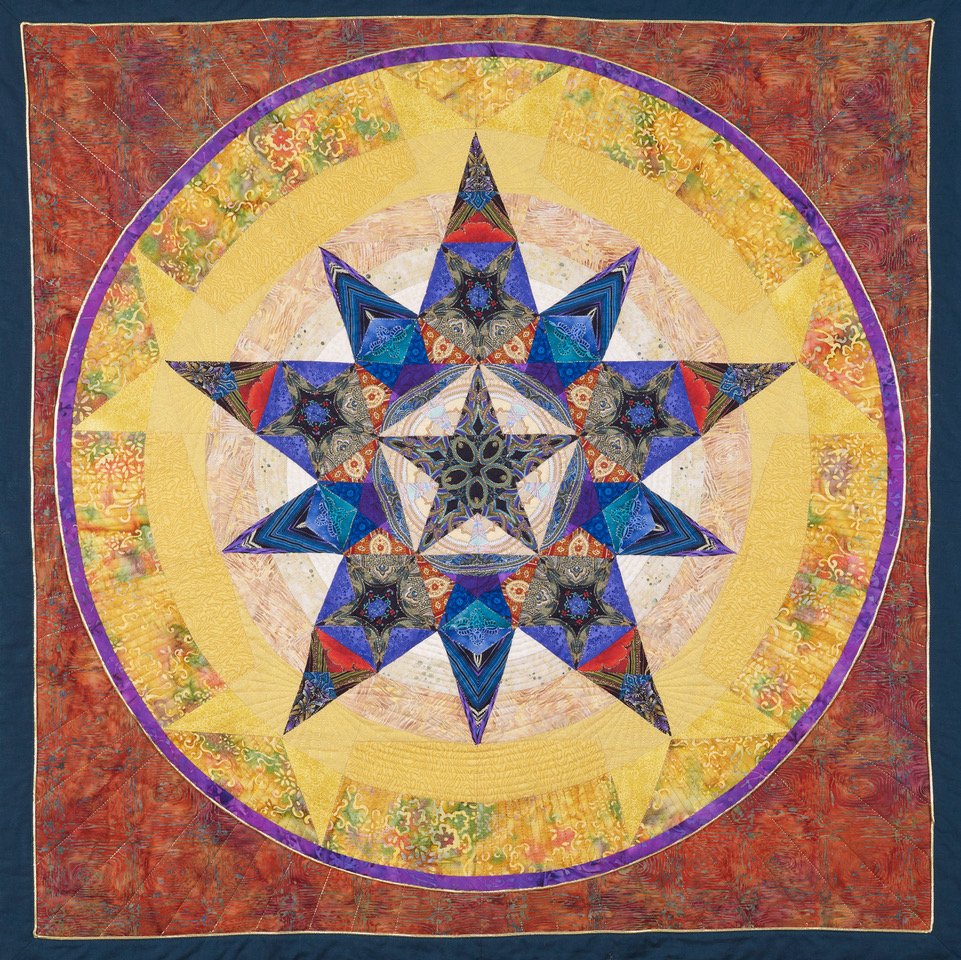 Jane Weaver 
 How I Wonder What We Are  
38" x 38" Quilt 
$6,500