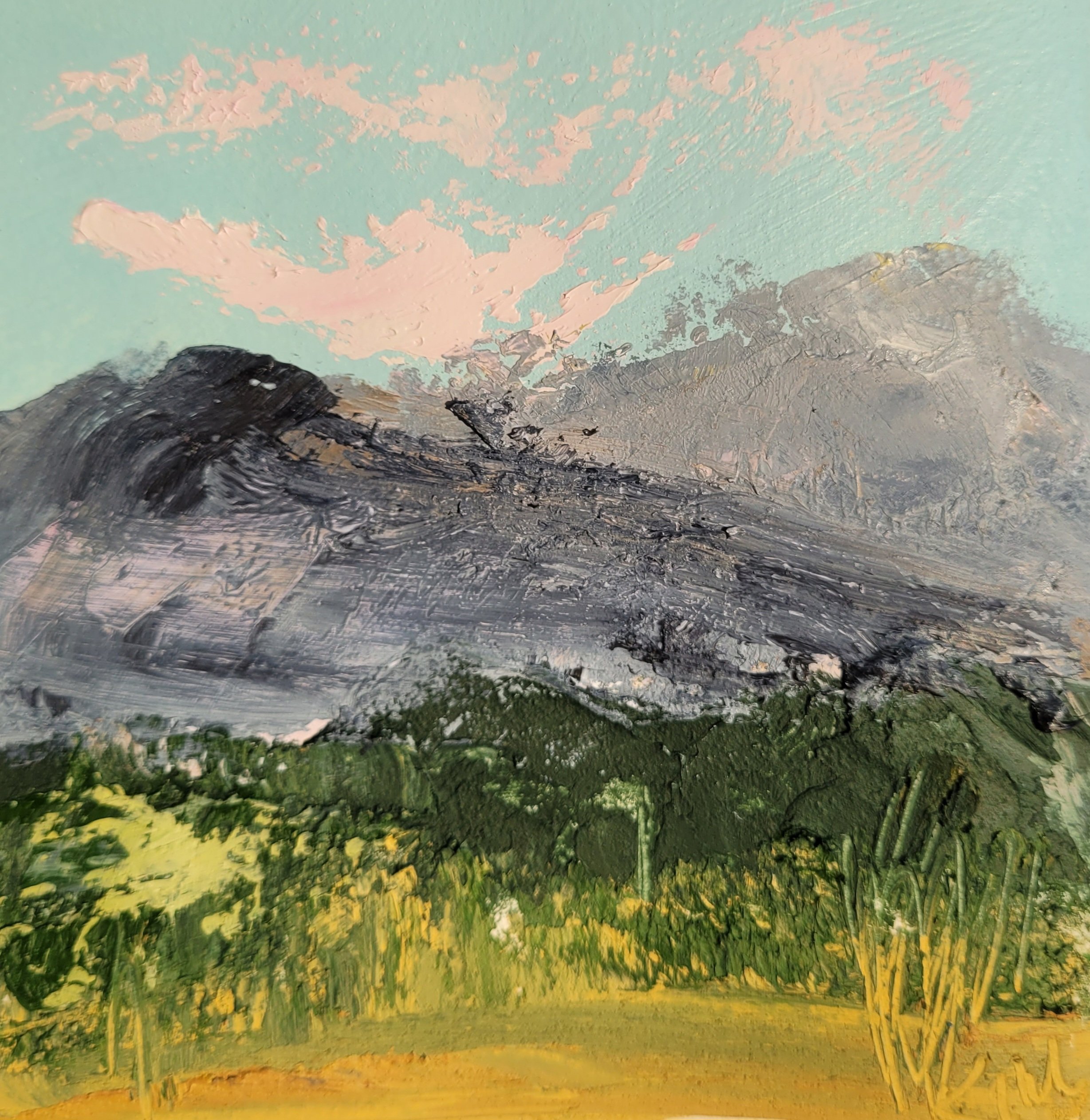39. Acceptance | Impressionistic landscape painting | 5 x 5 : 7 x 7 in.jpg