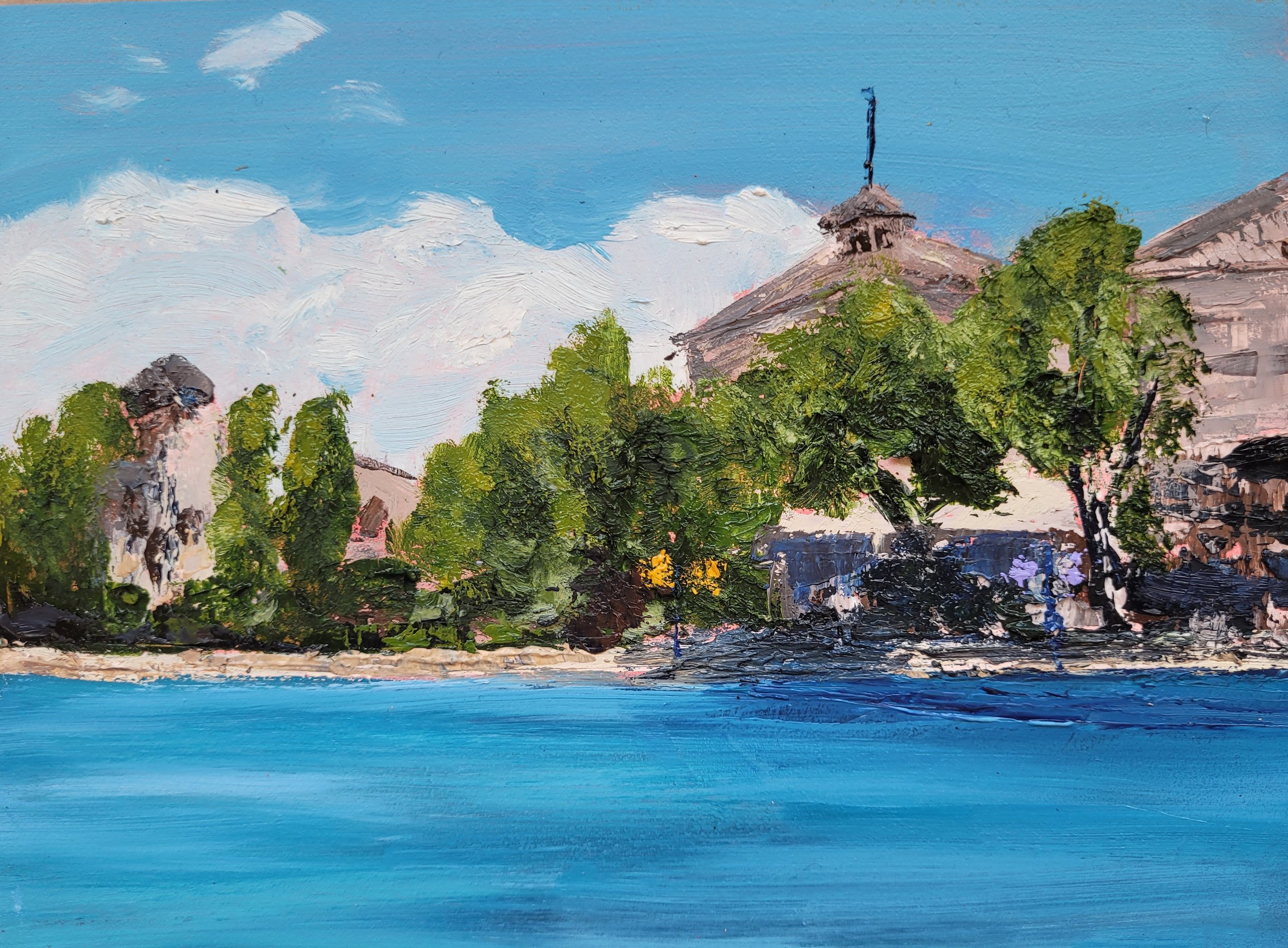 Lakeside Afternoon | oil | 6 x 8 in