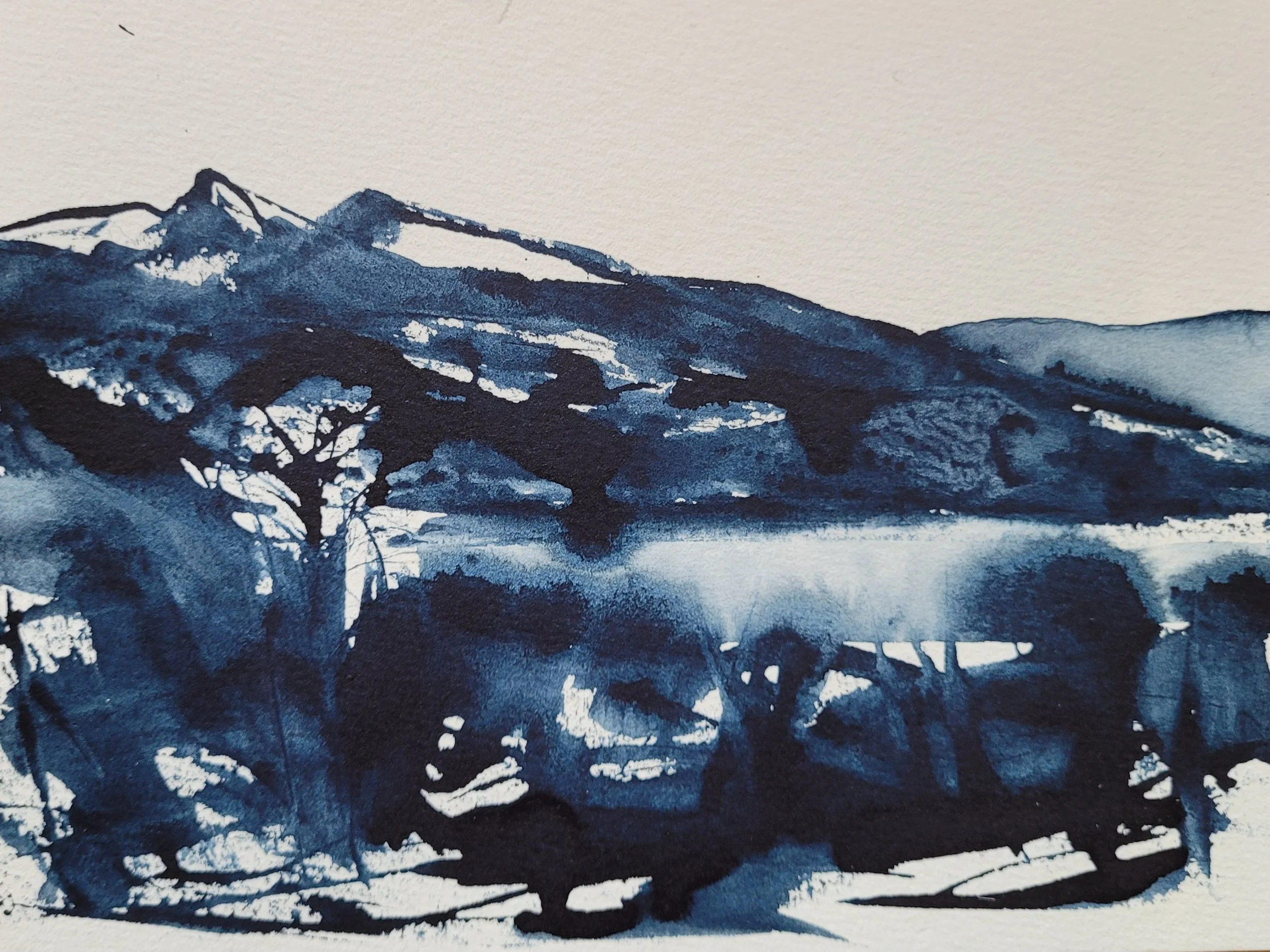 Crestone Peaks #5, Ink Sketch --full.jpg