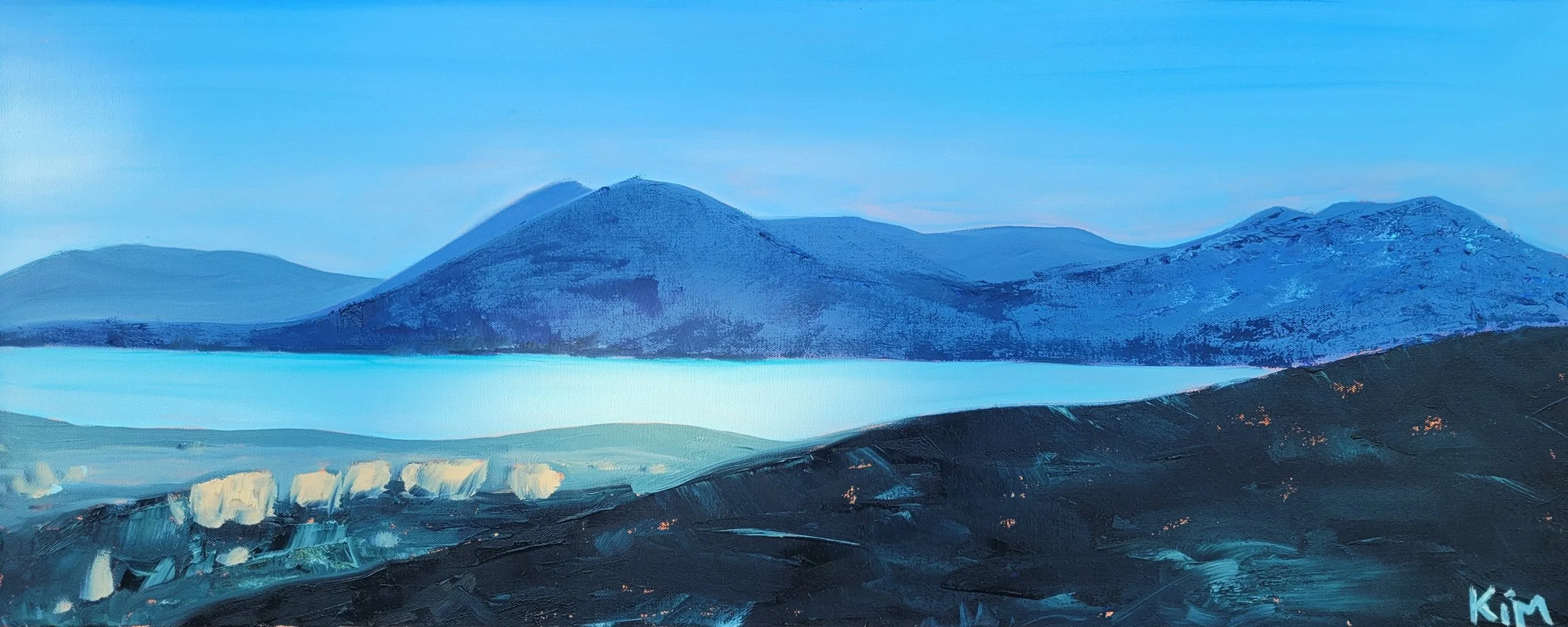 Tranquil Lake 2_oil on canvas_16x40_2500.jpg