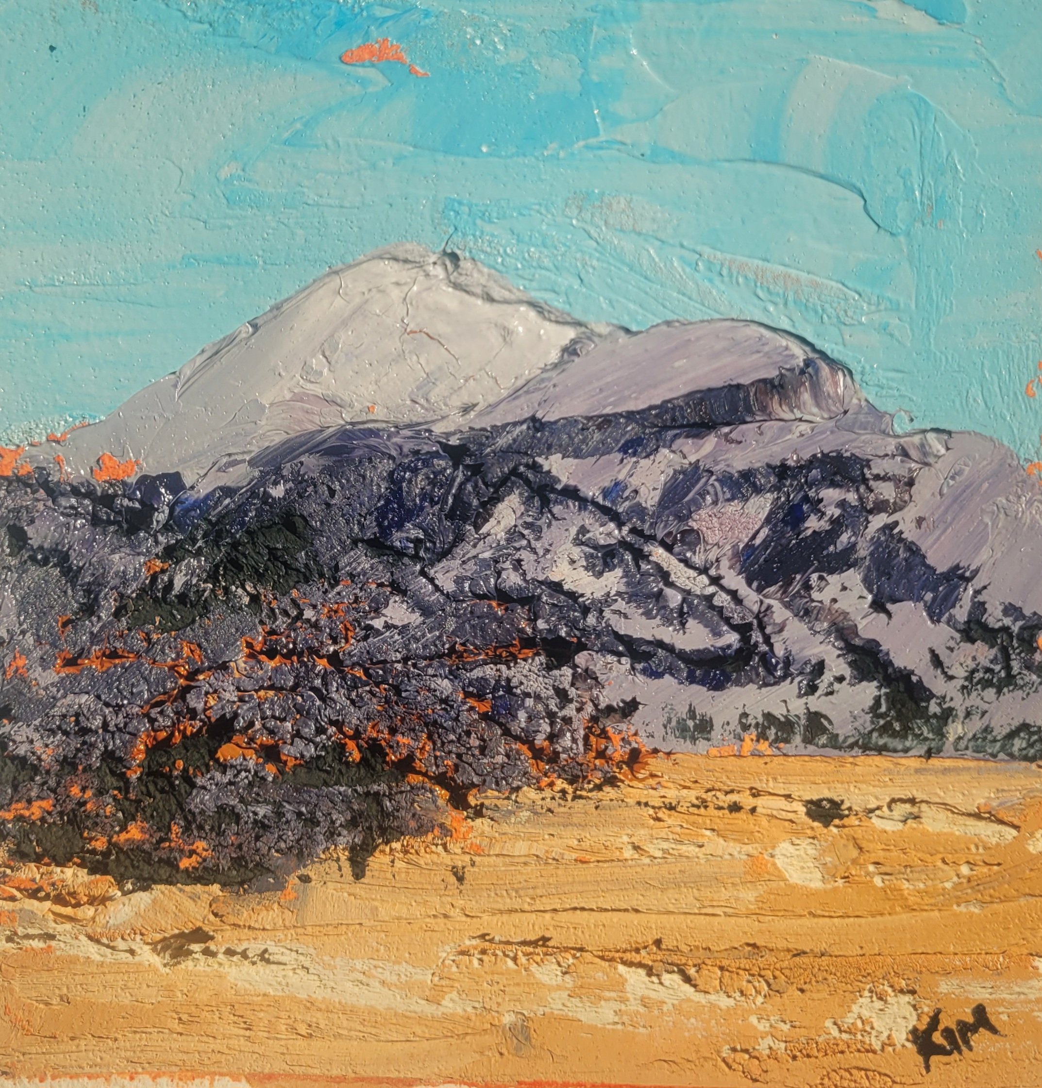41. Bravery | Impressionistic landscape painting | 5 x 5 : 7 x 7 in.jpg