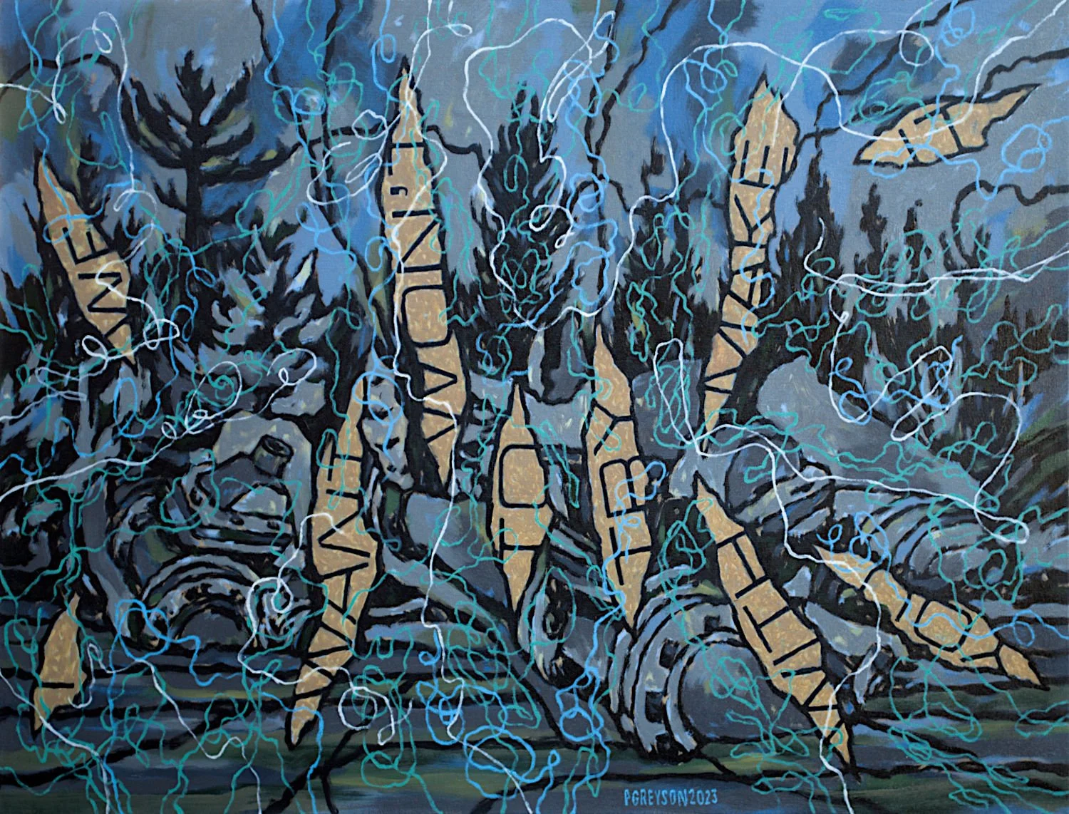  "I Want To Try With You #3 ", 2023, Oil on Canvas, 32 x 42 inches 