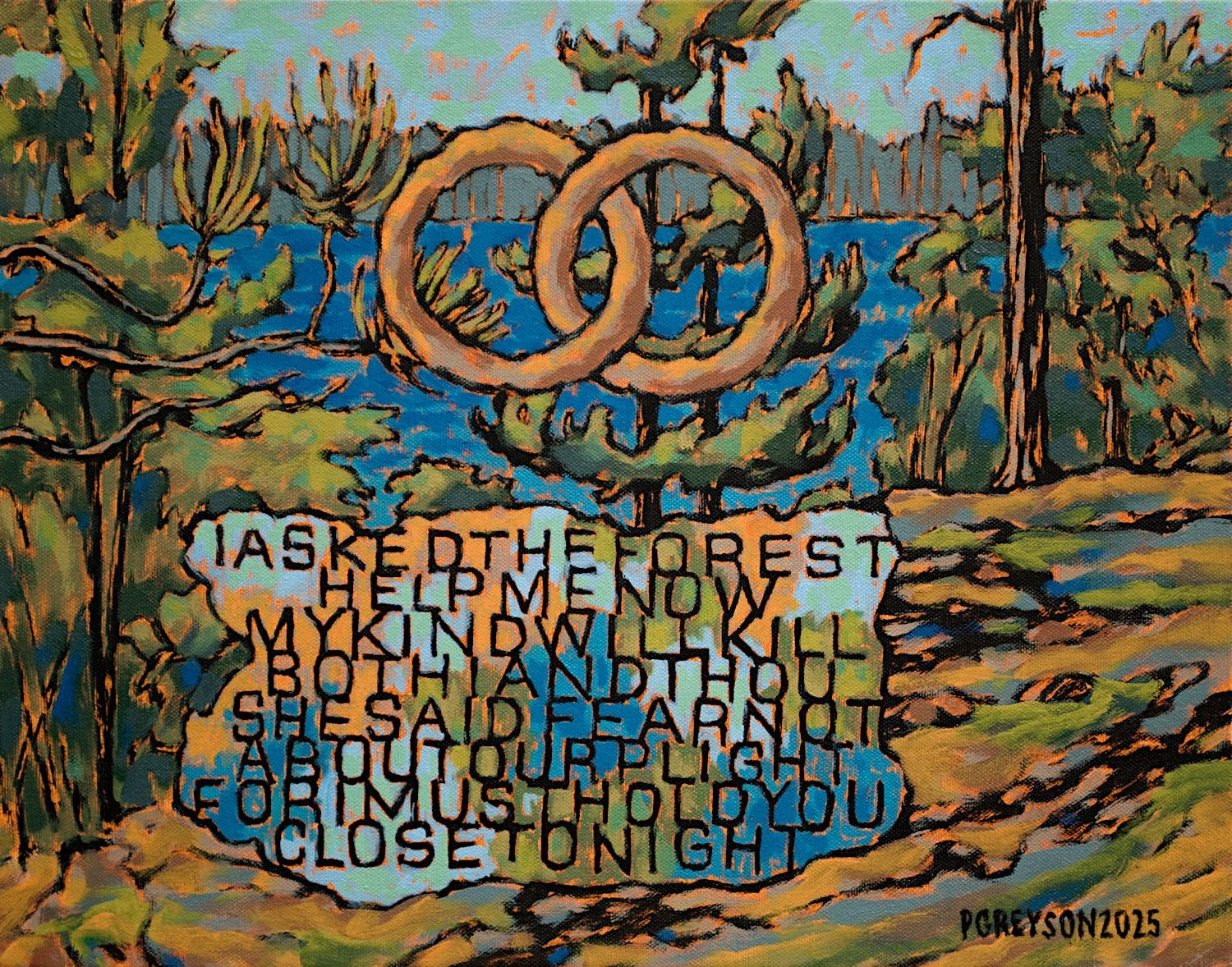  "Close Tonight" , 2025, Oil on Canvas, 14 x 18 inches 