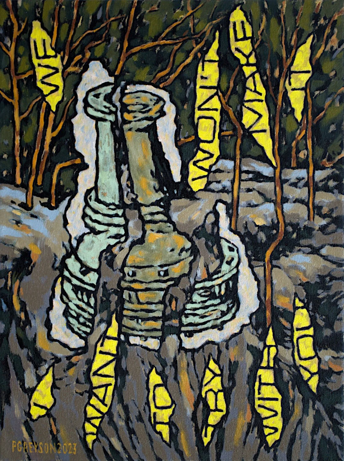  "I Want To Try With You #1" , 2023, Oil on Canvas, 24 x 18 inches 