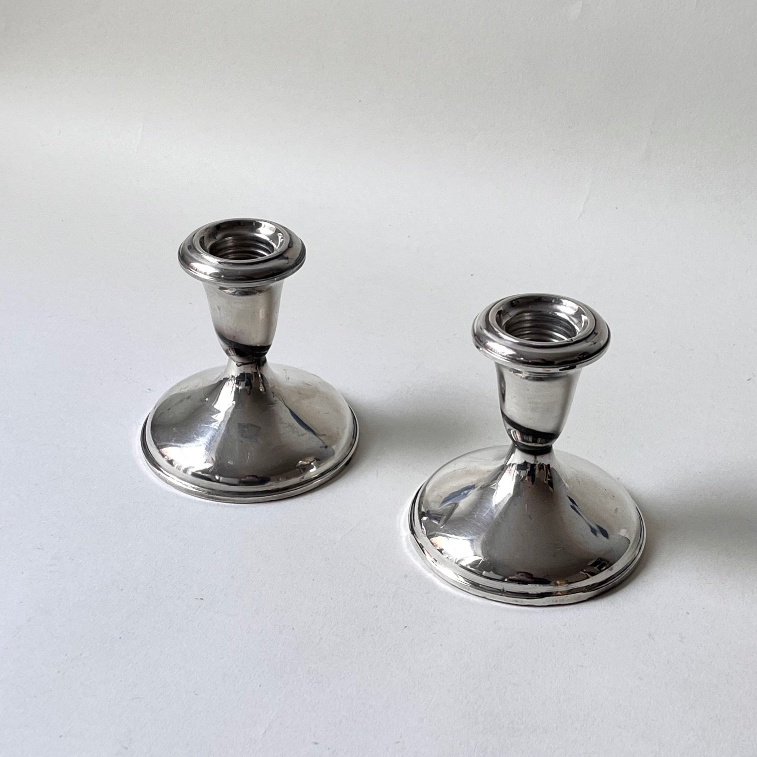 Silver Candle Holders