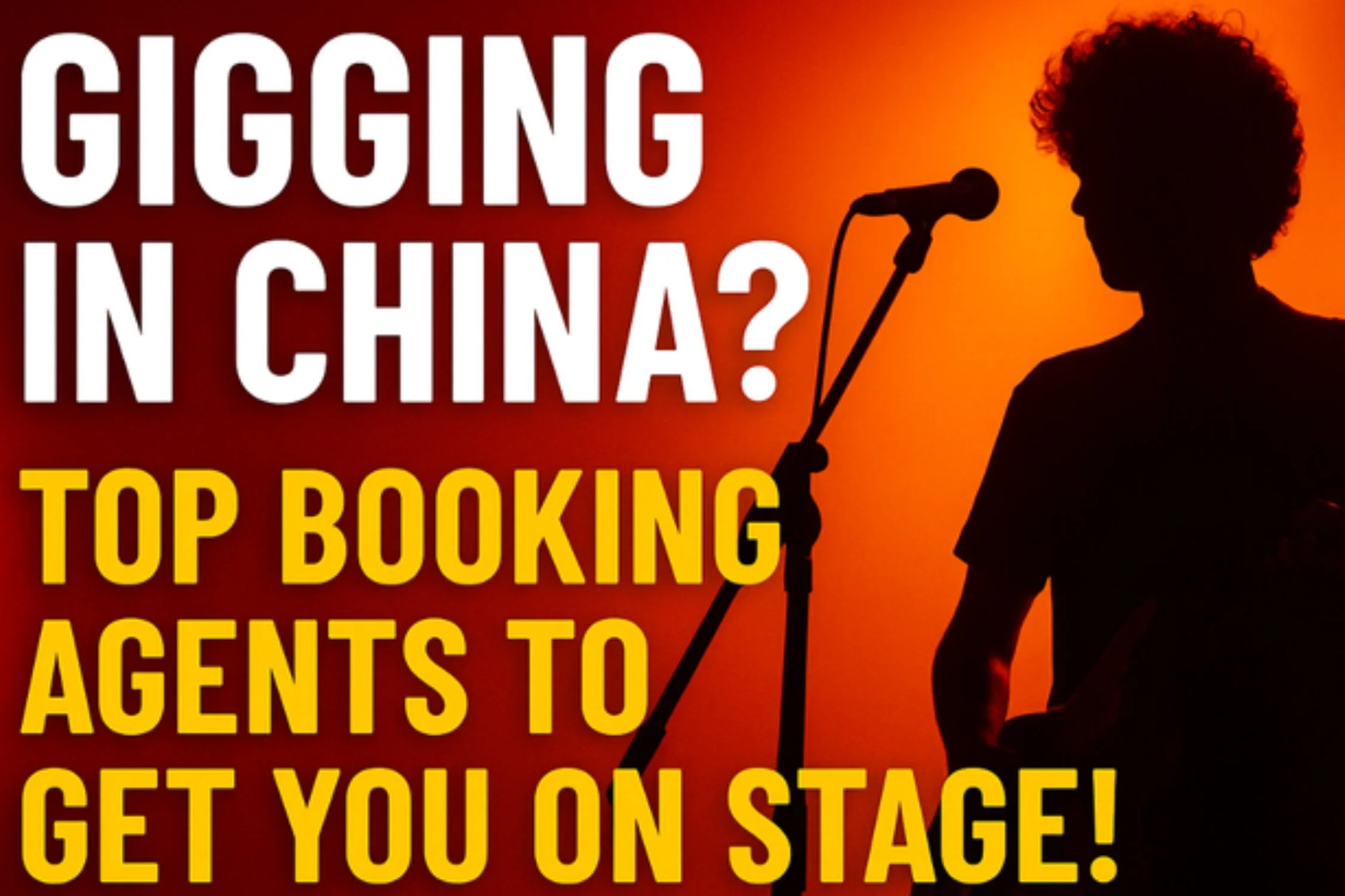 Land Your Next Gig in China: Booking Agents & Promoters