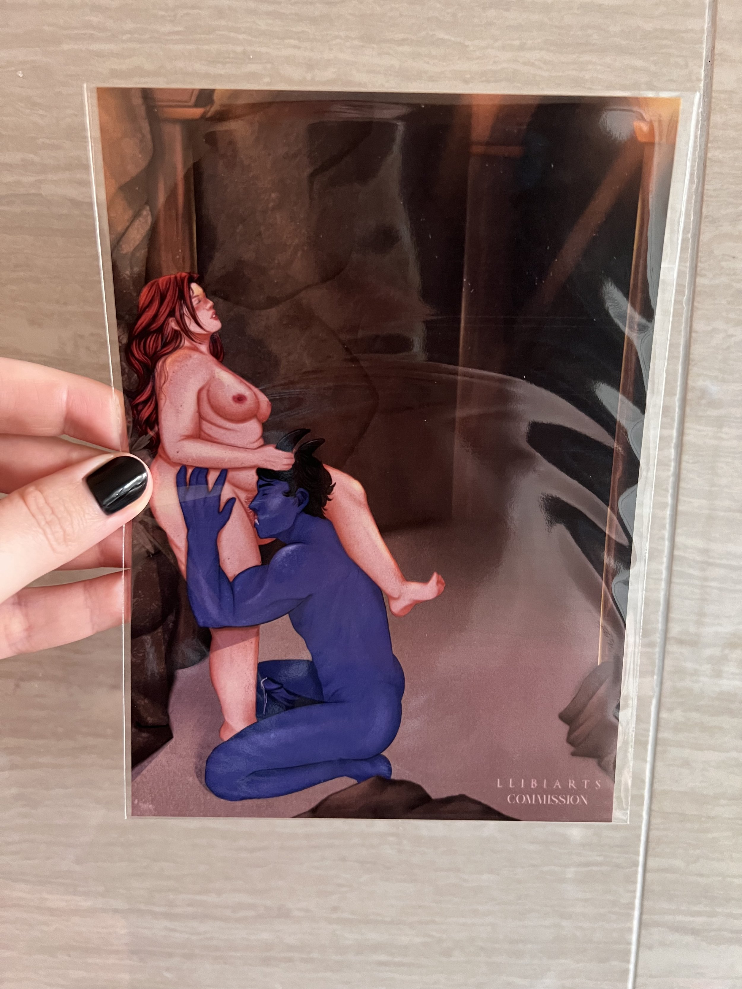 Kate Niro NSFW art print packaged.jpeg
