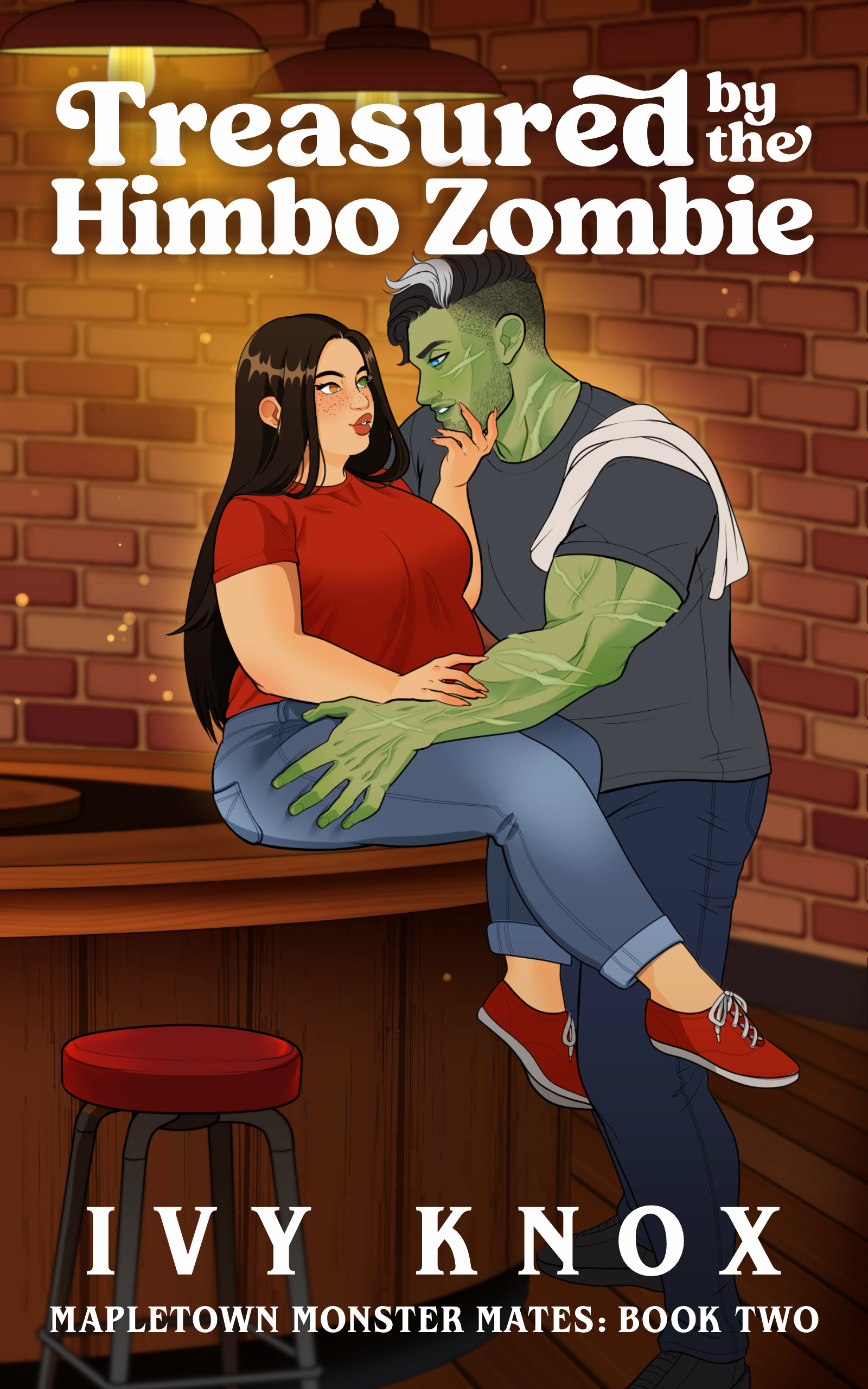 Treasured by the himbo zombie ebook cover @rougefoxart.png