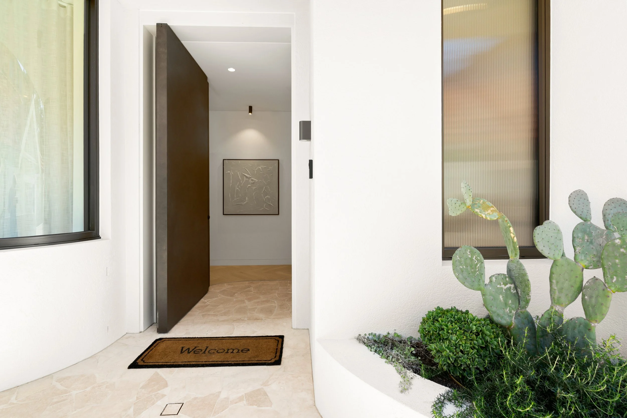 Image of a front door entry way used for Real Estate Marketing