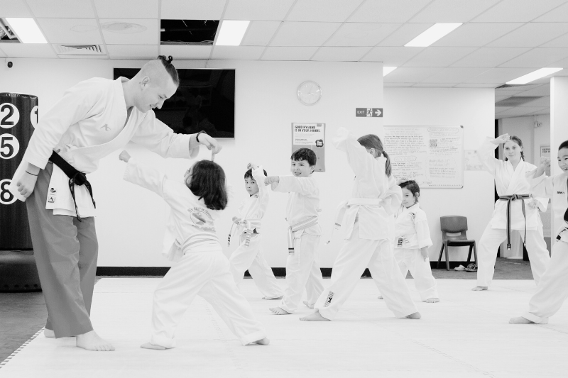 Preschool karate class for children aged 3–4 in Hornsby NSW