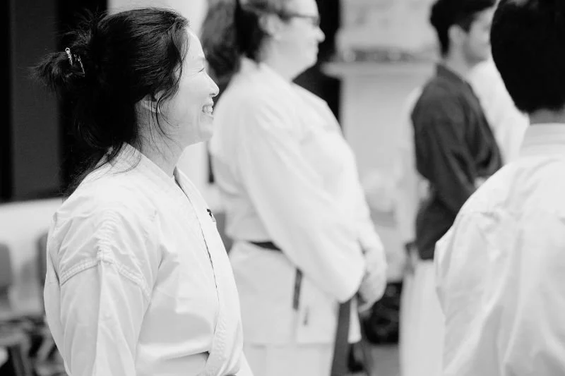 Low-impact karate class for adults focusing on fitness and mobility at BBMA