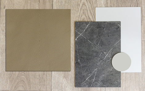 Theme 5 Graphite Storm. Leather Option