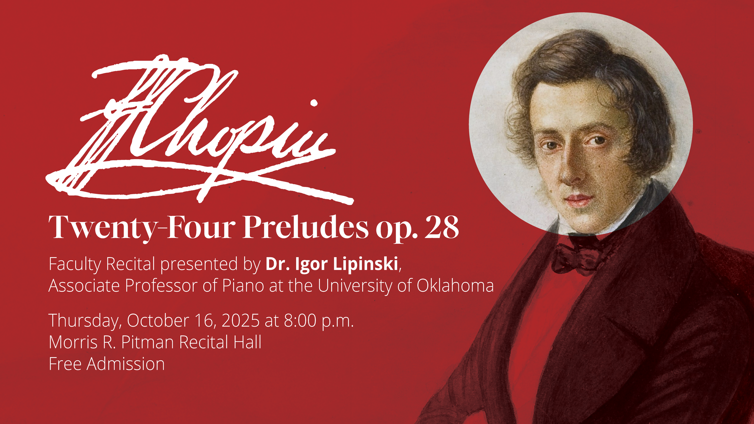 The University of Oklahoma Faculty Recital in Norman, Oklahoma