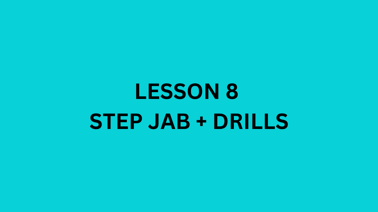 Lesson 8: Step Jab + Drills
