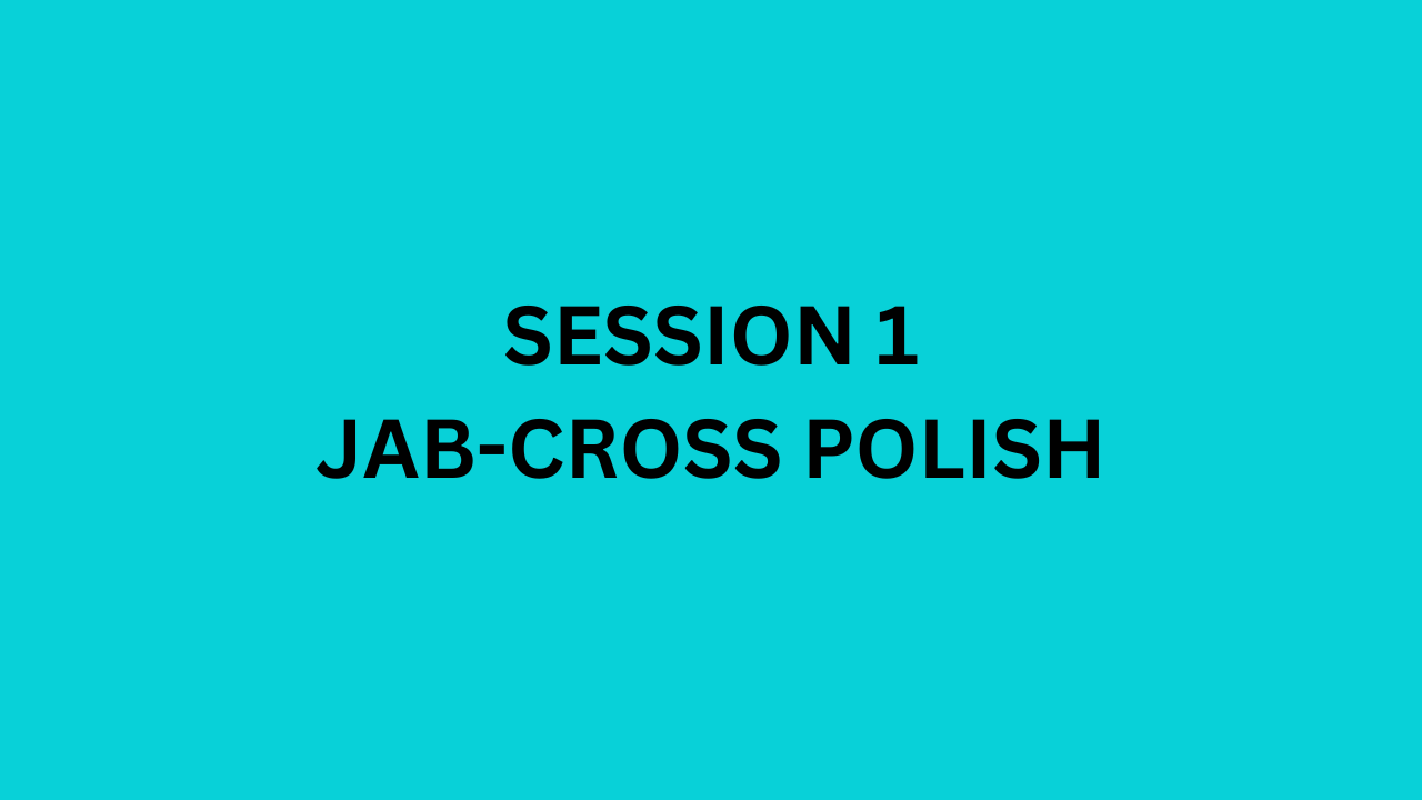 Session 1: Jab-Cross Polish&nbsp;