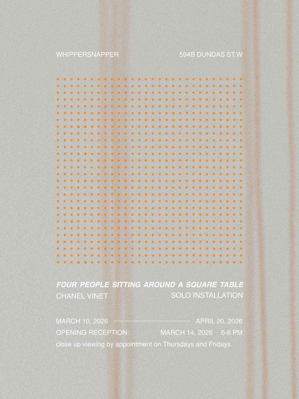 Four People Sitting Around a Square Table