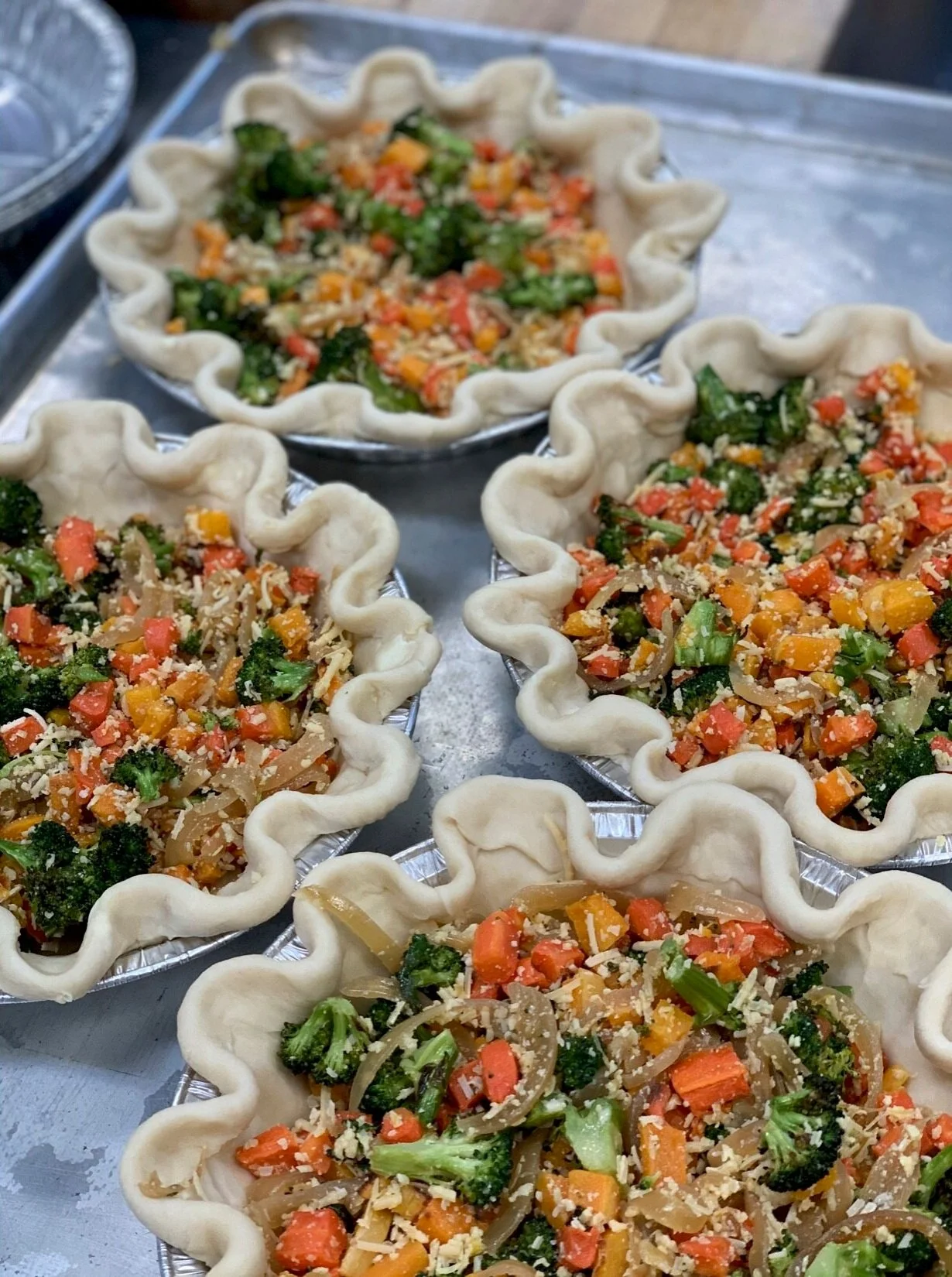 Roasted Vegetable Quiche