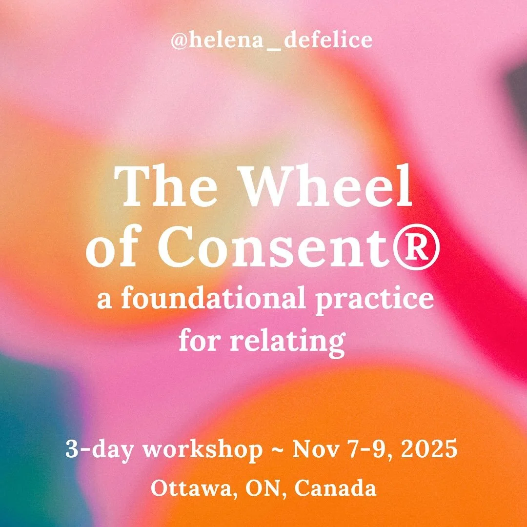 ✨ Ottawa Nov 5-7 ✨

This is the first time ever, this immersive experiential 3-day workshop will be offered in Ottawa

Come deepen your sense of dignity, capacity for care, attunement, and honouring what&rsquo;s most important to you.

3 days of deep