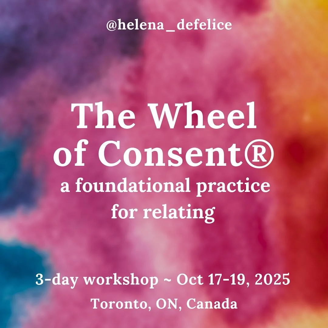 ✨ Toronto Oct 17-19 ✨

Returning to Toronto for this immersive experiential offering.

Come deepen your sense of dignity, capacity for care, attunement, and honouring what&rsquo;s most important to you.

3 days of deeply tending to safety and choice,