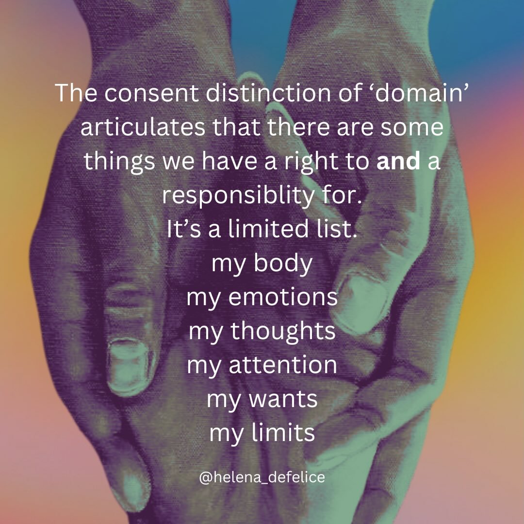 I have come to relate to the practice of embodied consent as applied philosophy. We&rsquo;re directly engaging with the politics of the body. What is recognized. What is important. What is supported. It is a praxis of liberation, of deep democracy. 

