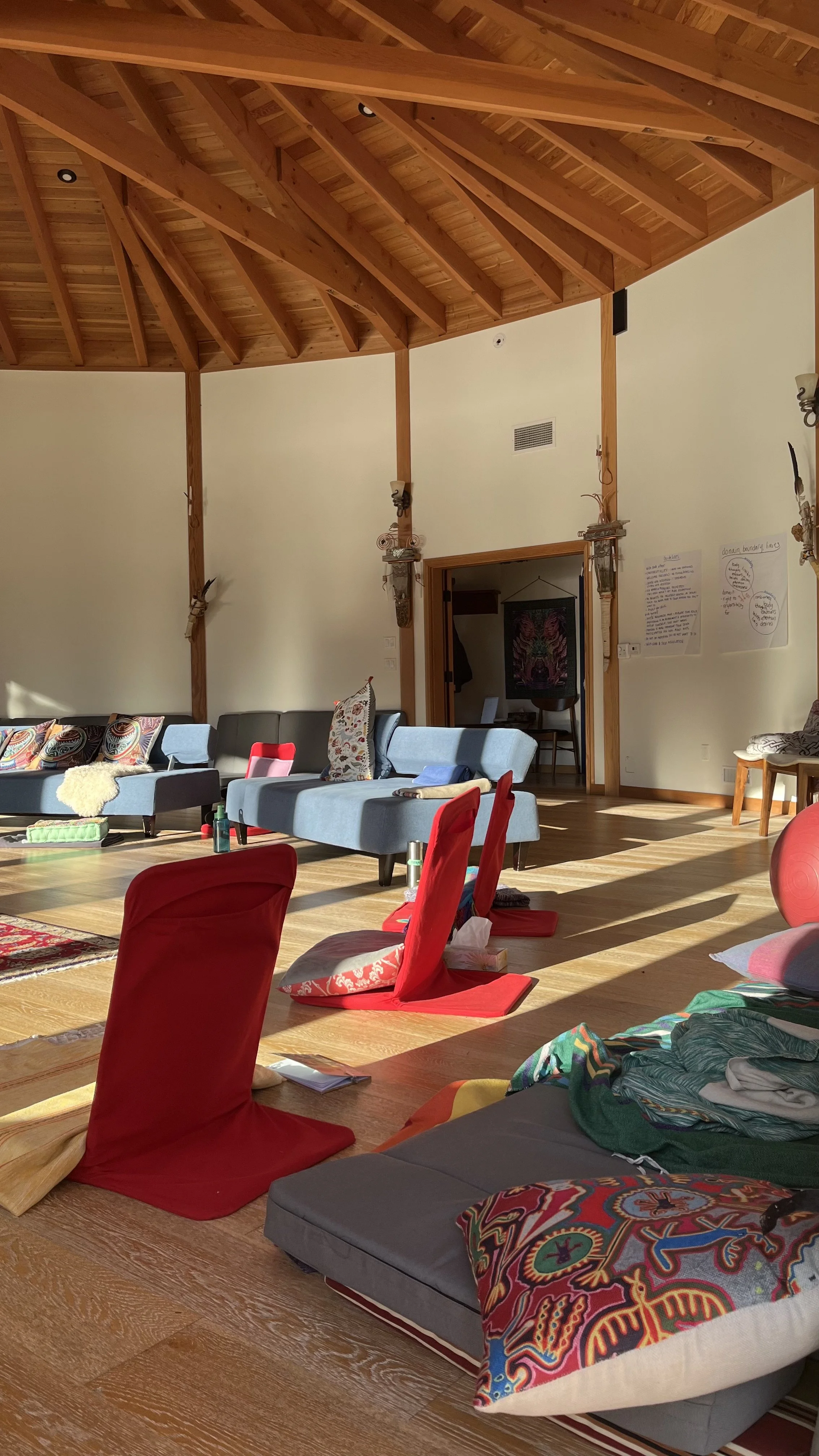 The Wheel of Consent Workshop at The Sentinel in Kalso, BC, Canada