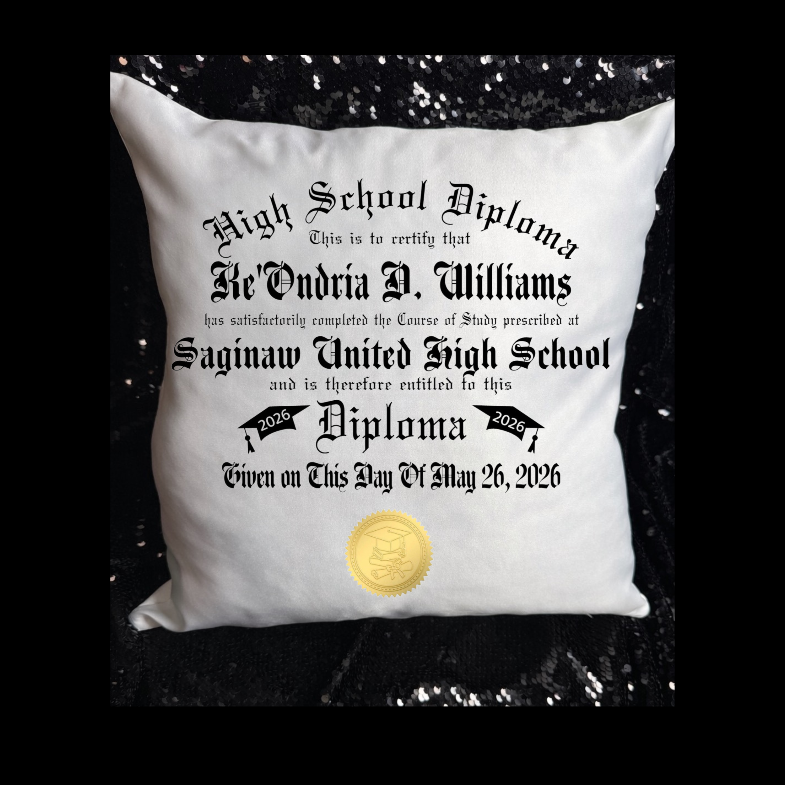 Diploma Pillow