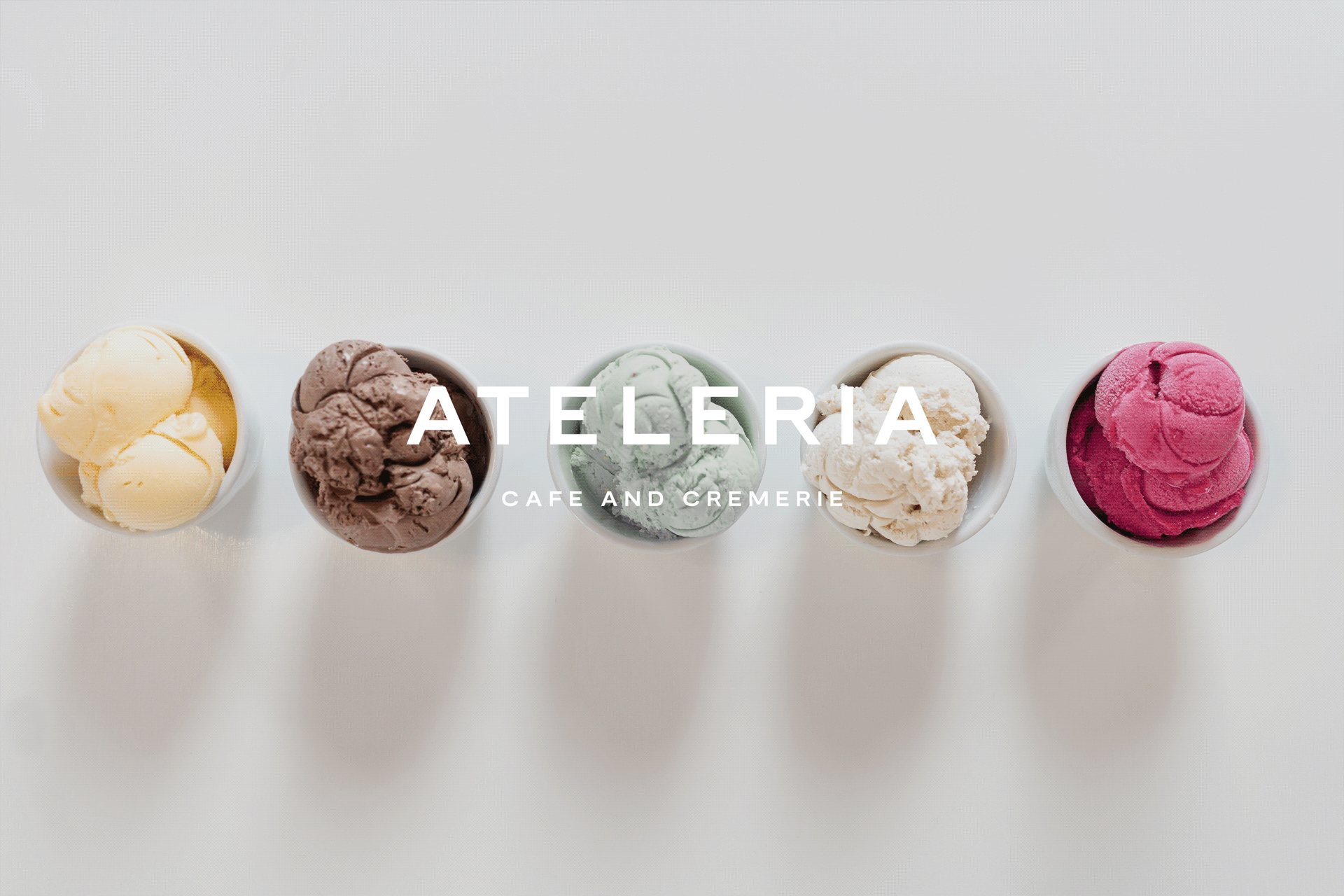 Ateleria#<span class="crimson">Modern craft geletaria inspired by abstract expressionism</span>