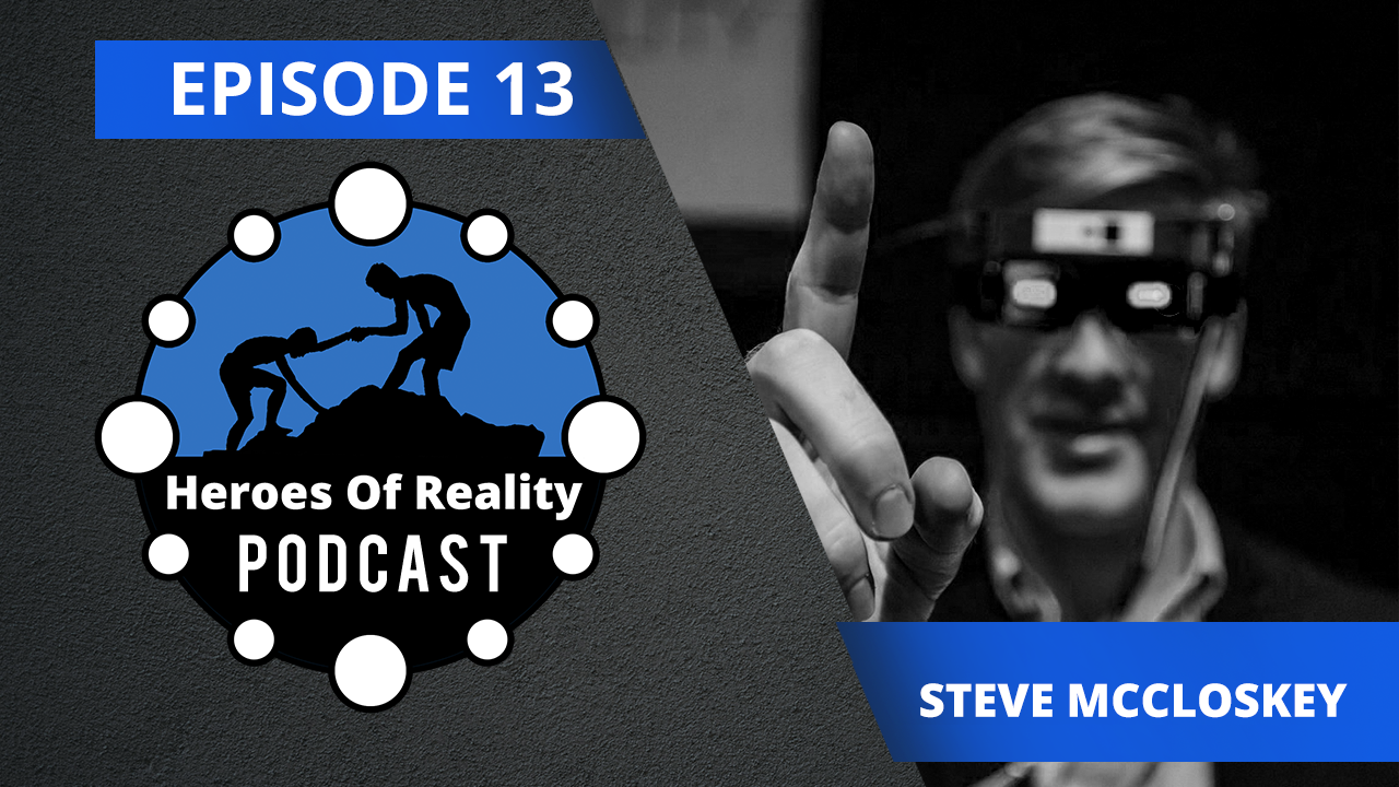 Episode 13: Using VR + AI to Hack COVID-19 and other designer drugs - Steve McCloskey episode artwork