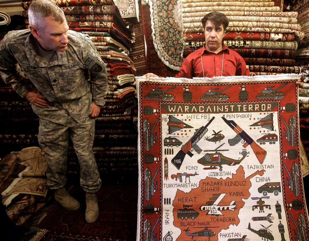The Afghan War on Rugs