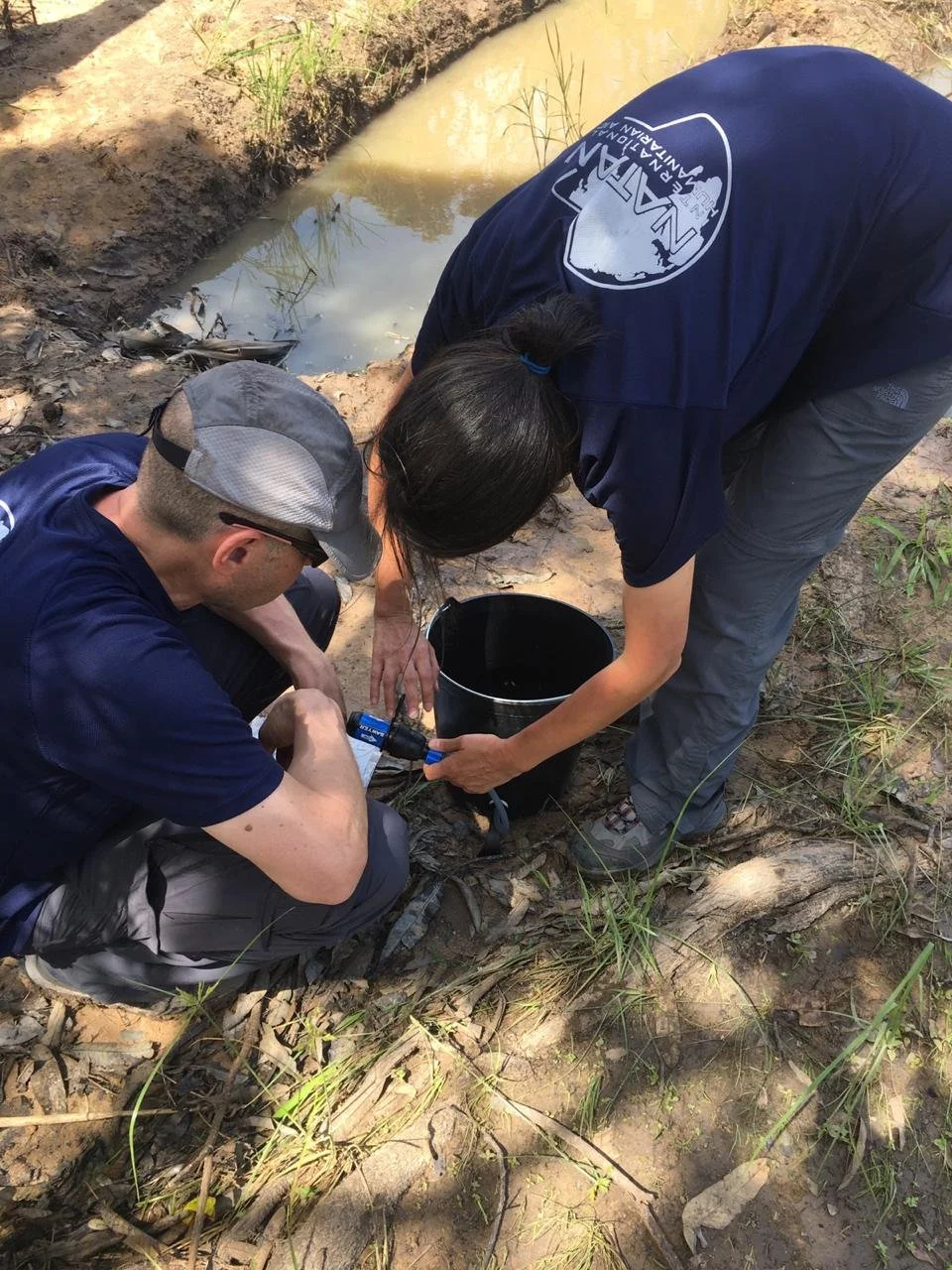 MOZAMBIQUE 2019 - FOLLOWING CYCLONE IDAI, NATAN TEAM CHECK QUALITY OF CONTAMINATED WATER